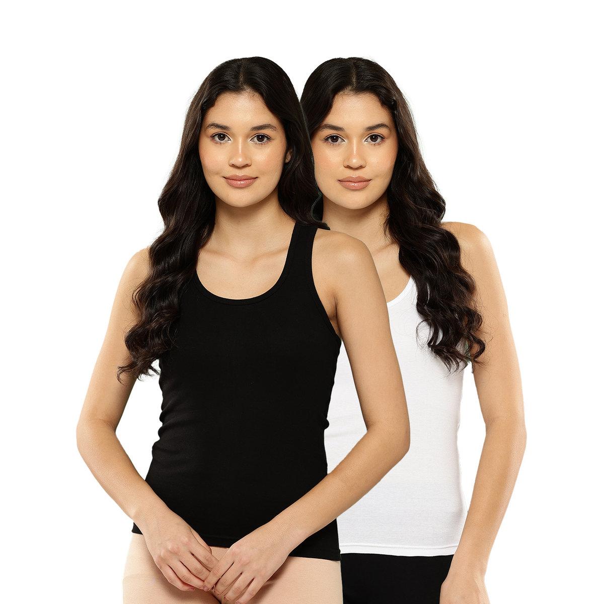 مجموعة من 2 - بلوزة كامي سادة-women-clothing-lingerie-camisoles-image-1