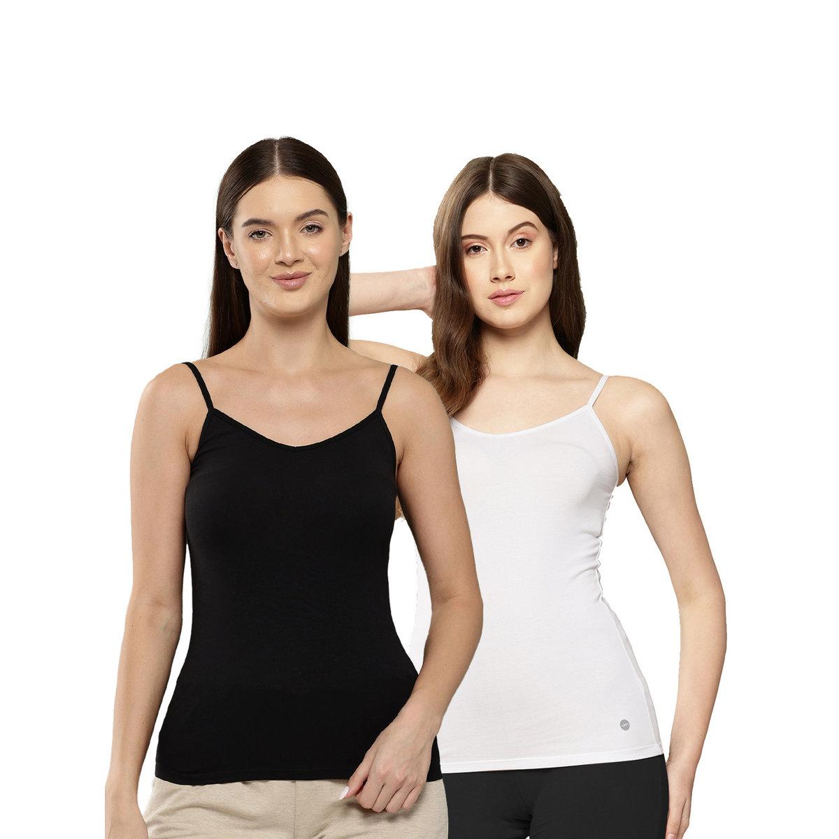 Leading Lady Pack of 2 - Solid Cotton Camisole-women-clothing-lingerie-camisoles-image-1