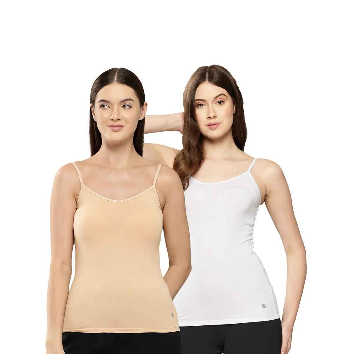 مجموعة من 2 - بلوزة كامي سادة-women-clothing-lingerie-camisoles-image-1