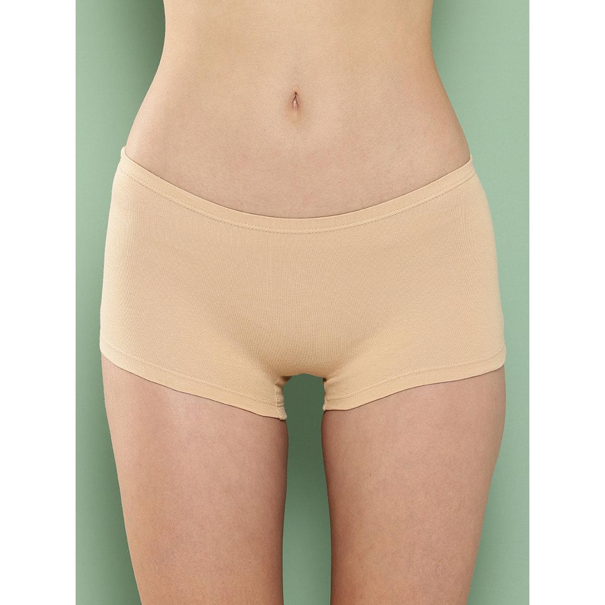 Leading Lady Pack of 2  - Solid Cotton Boyshorts-women-clothing-lingerie-panties-image-4
