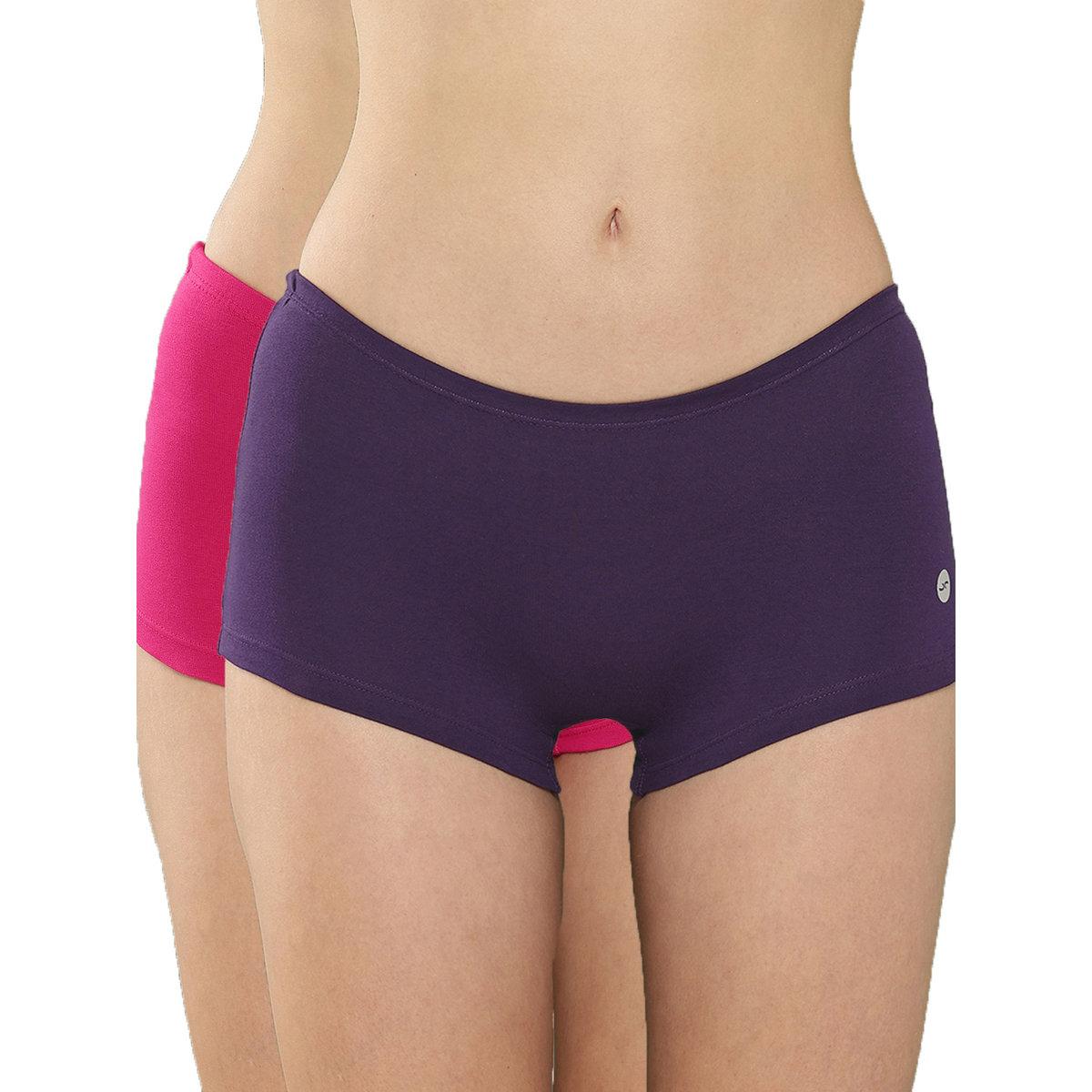 مجموعة من 2 - سروال داخلي بوي شورت-women-clothing-lingerie-panties-image-1