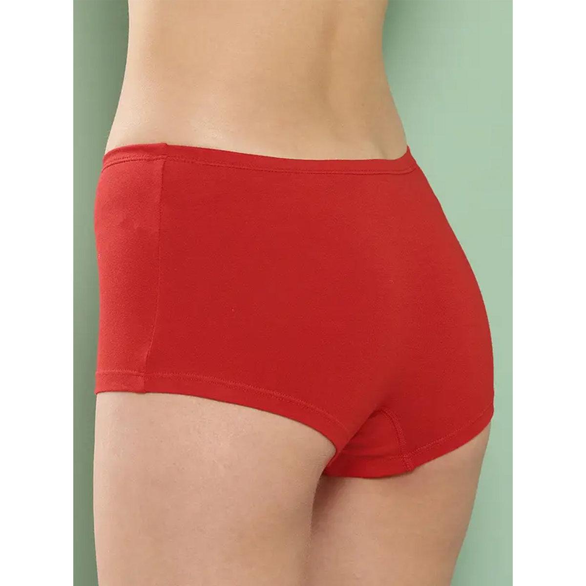 Leading Lady Pack of 2  - Solid Cotton Boyshorts-women-clothing-lingerie-panties-image-2
