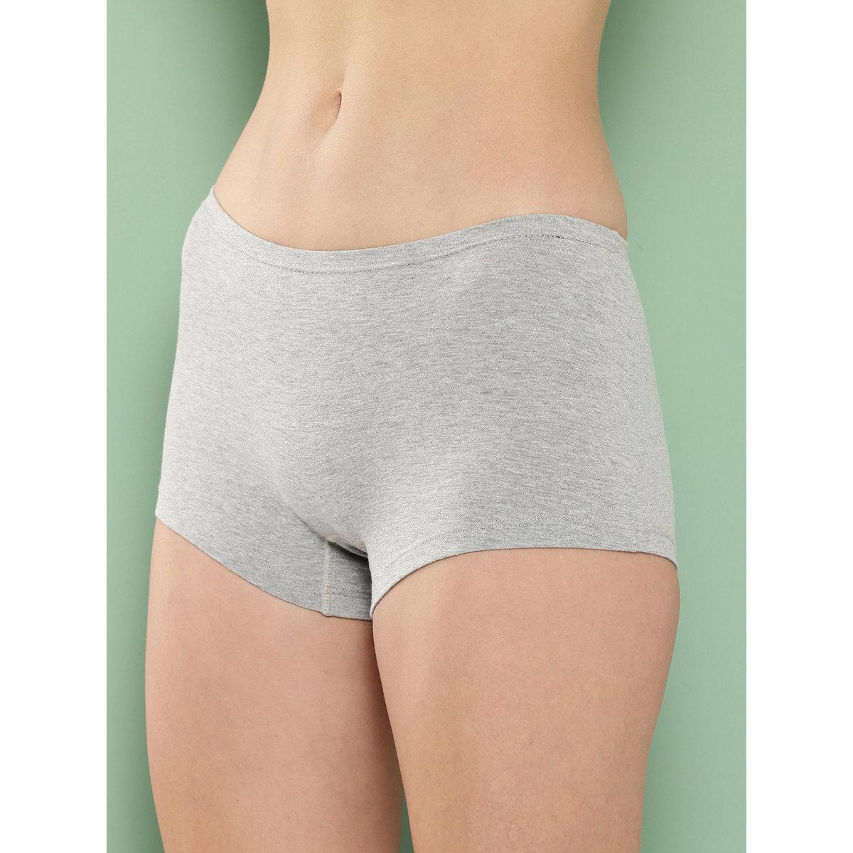 Leading Lady Pack of 2  - Solid Cotton Boyshorts-women-clothing-lingerie-panties-image-3
