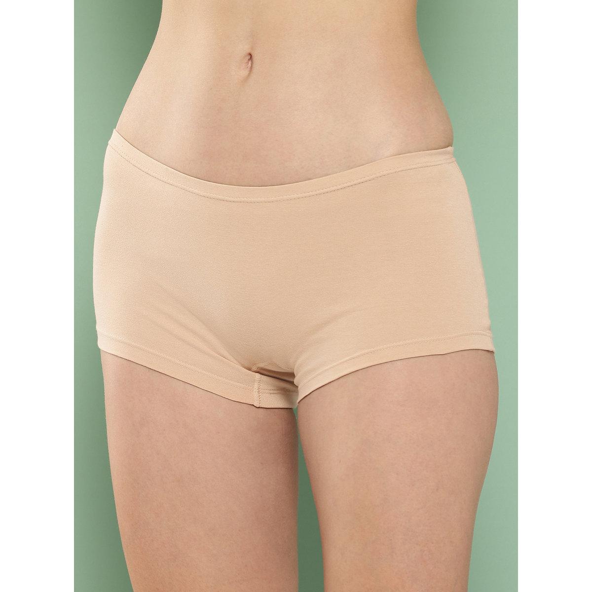 Leading Lady Pack of 2  - Solid Cotton Boyshorts-women-clothing-lingerie-panties-image-5
