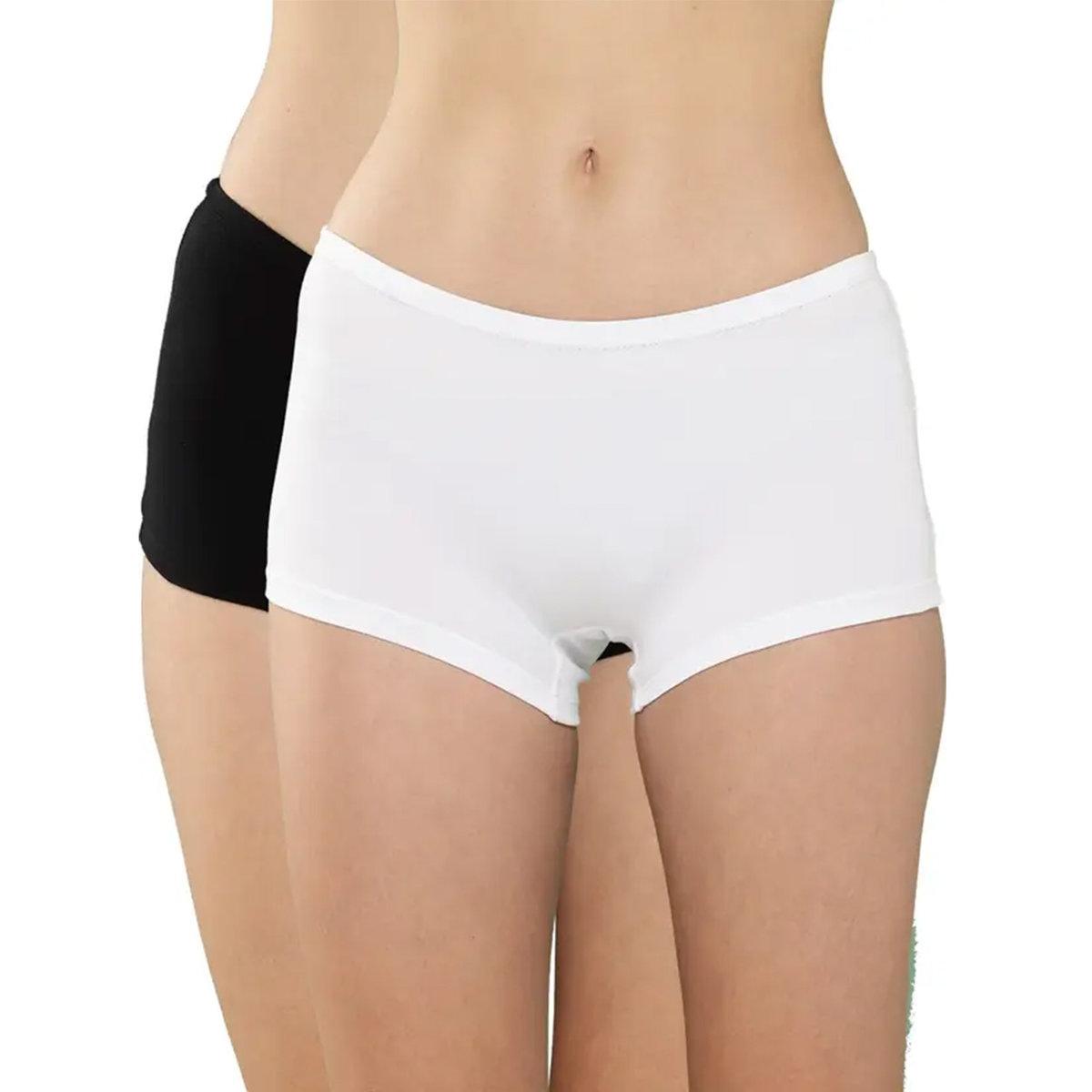 مجموعة من 2 - سروال داخلي بوي شورت-women-clothing-lingerie-panties-image-1