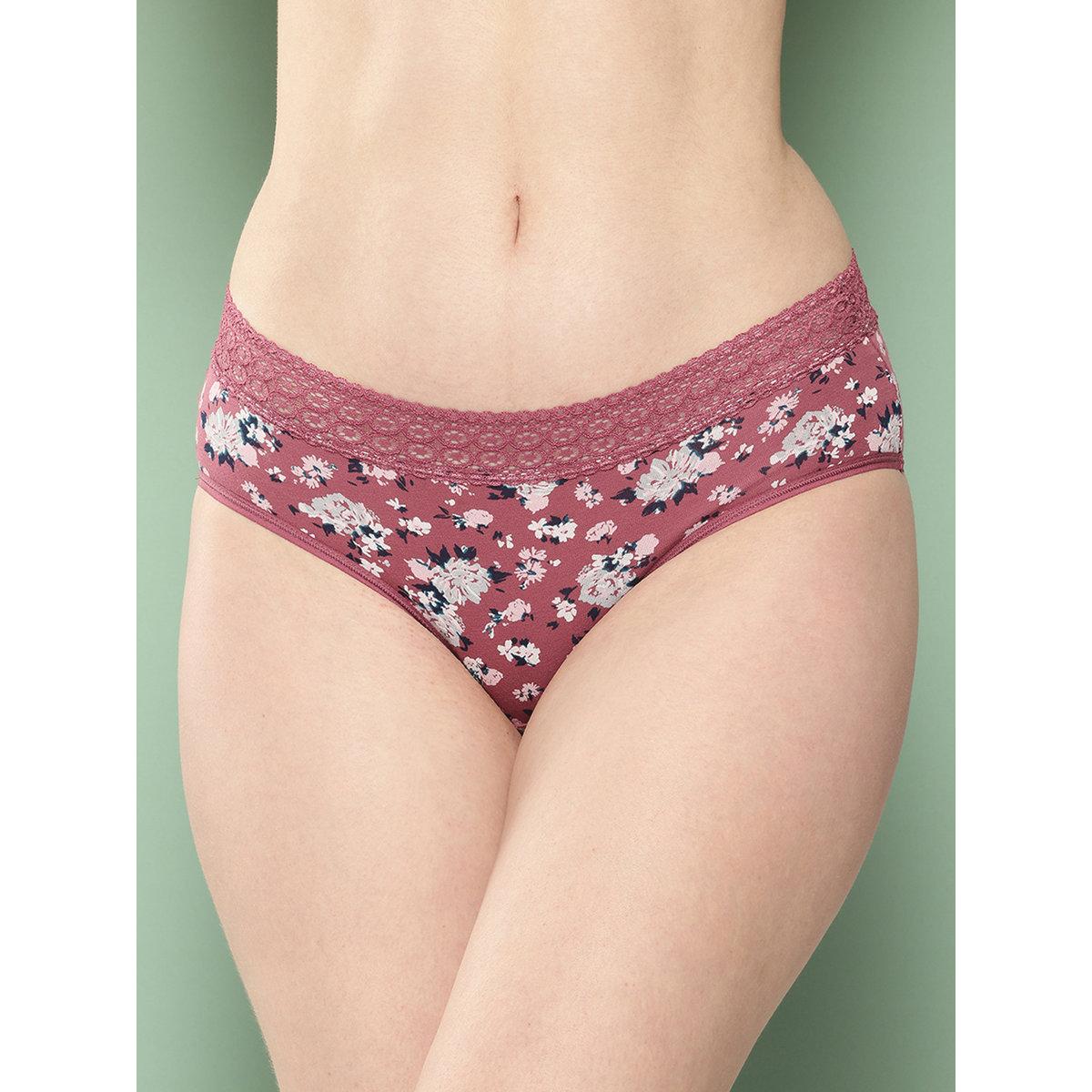 مجموعة من 3 - سروال داخلي بكيني مُطبع-women-clothing-lingerie-panties-image-2