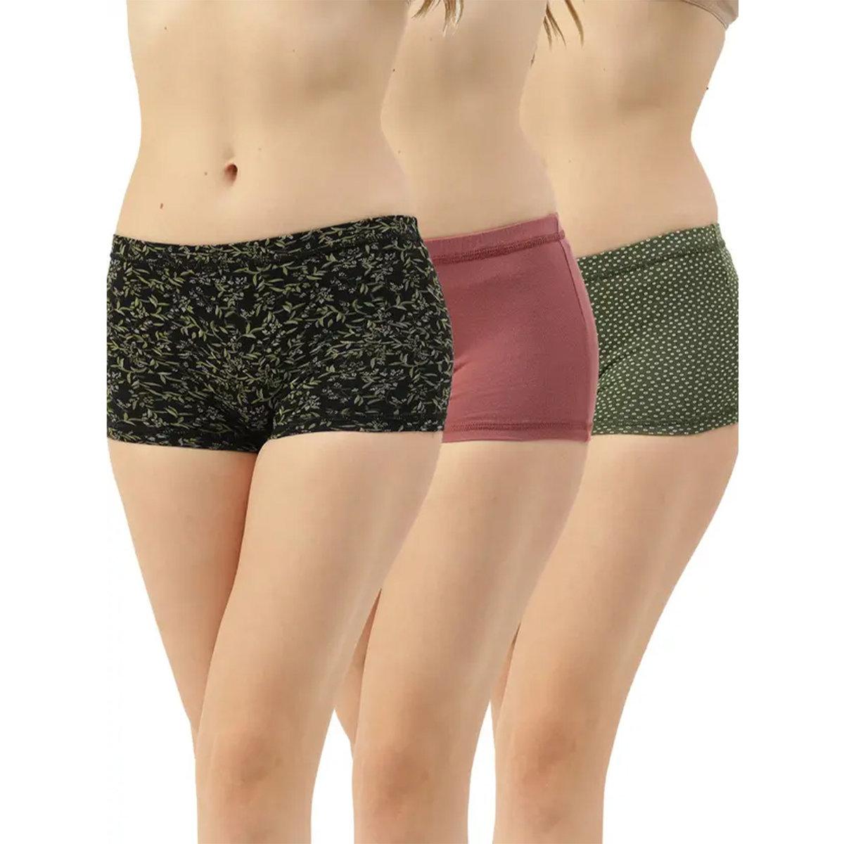 مجموعة من 3 - سروال داخلي بوي شورت-women-clothing-lingerie-panties-image-1