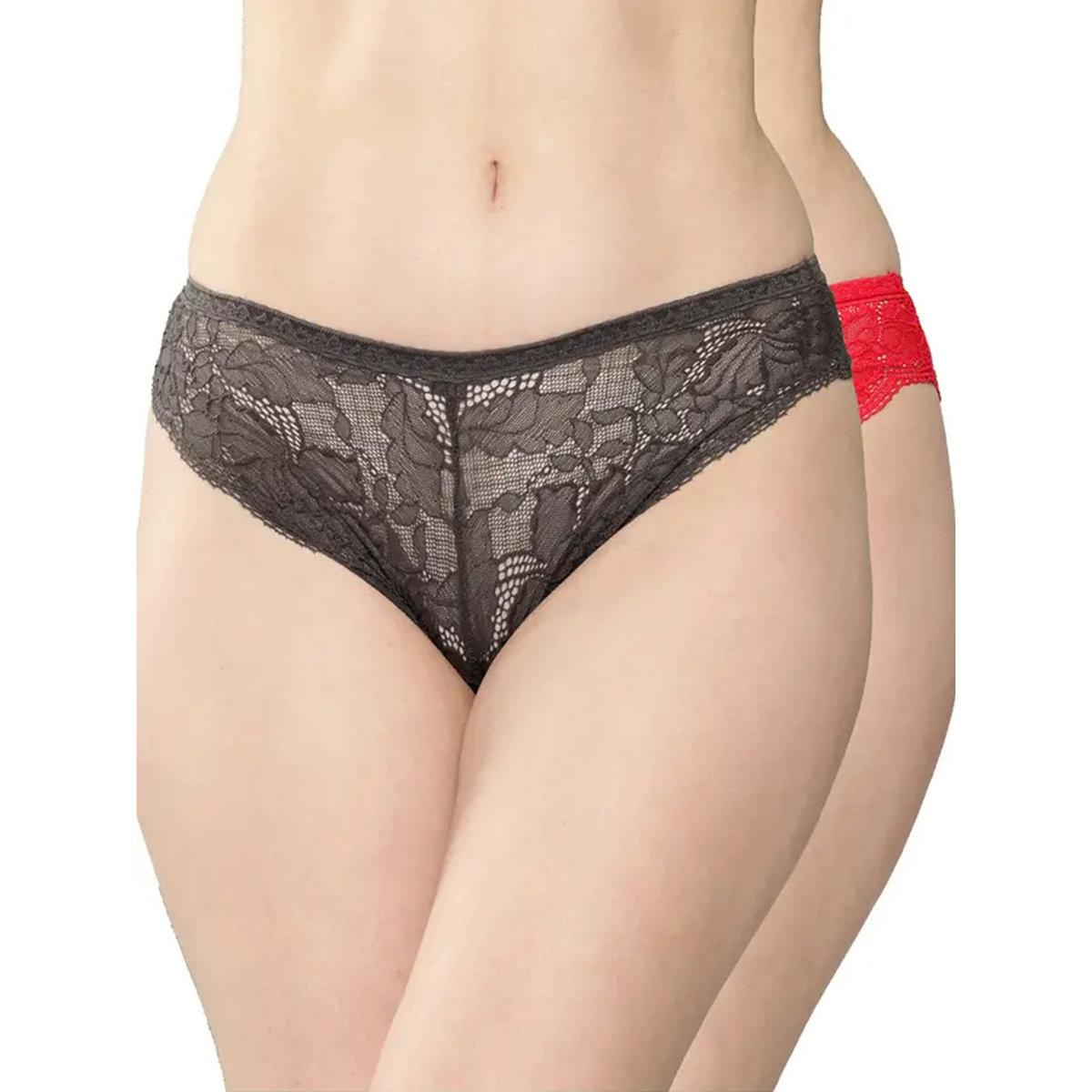 Leading Lady Pack of 2 - Full Lace Bikini-women-clothing-lingerie-panties-image-1