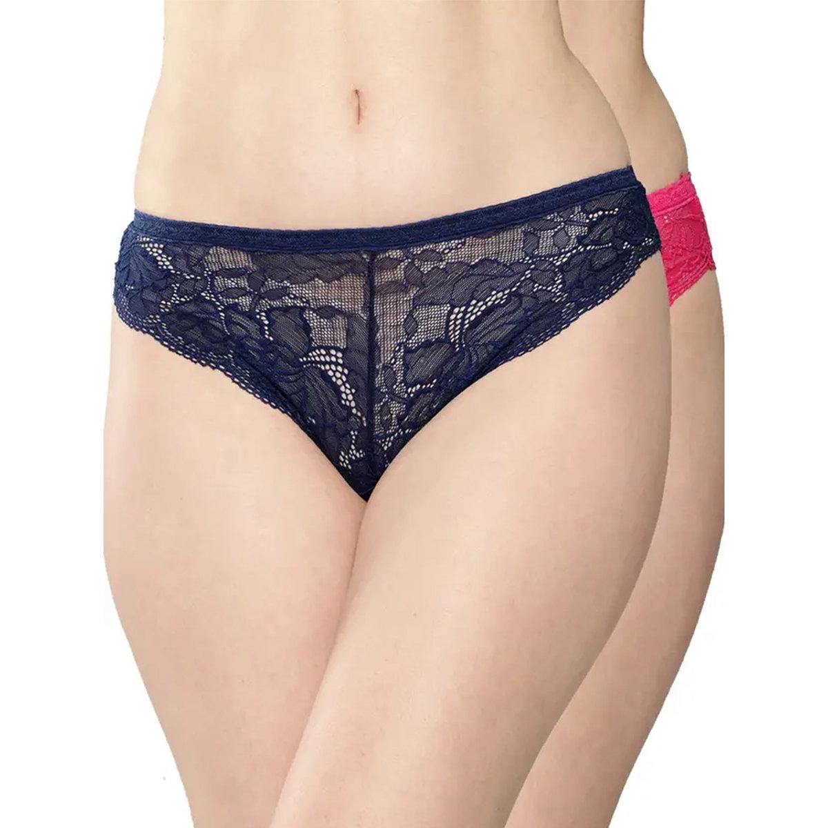 Leading Lady Pack of 2 - Full Lace Bikini-women-clothing-lingerie-panties-image-1