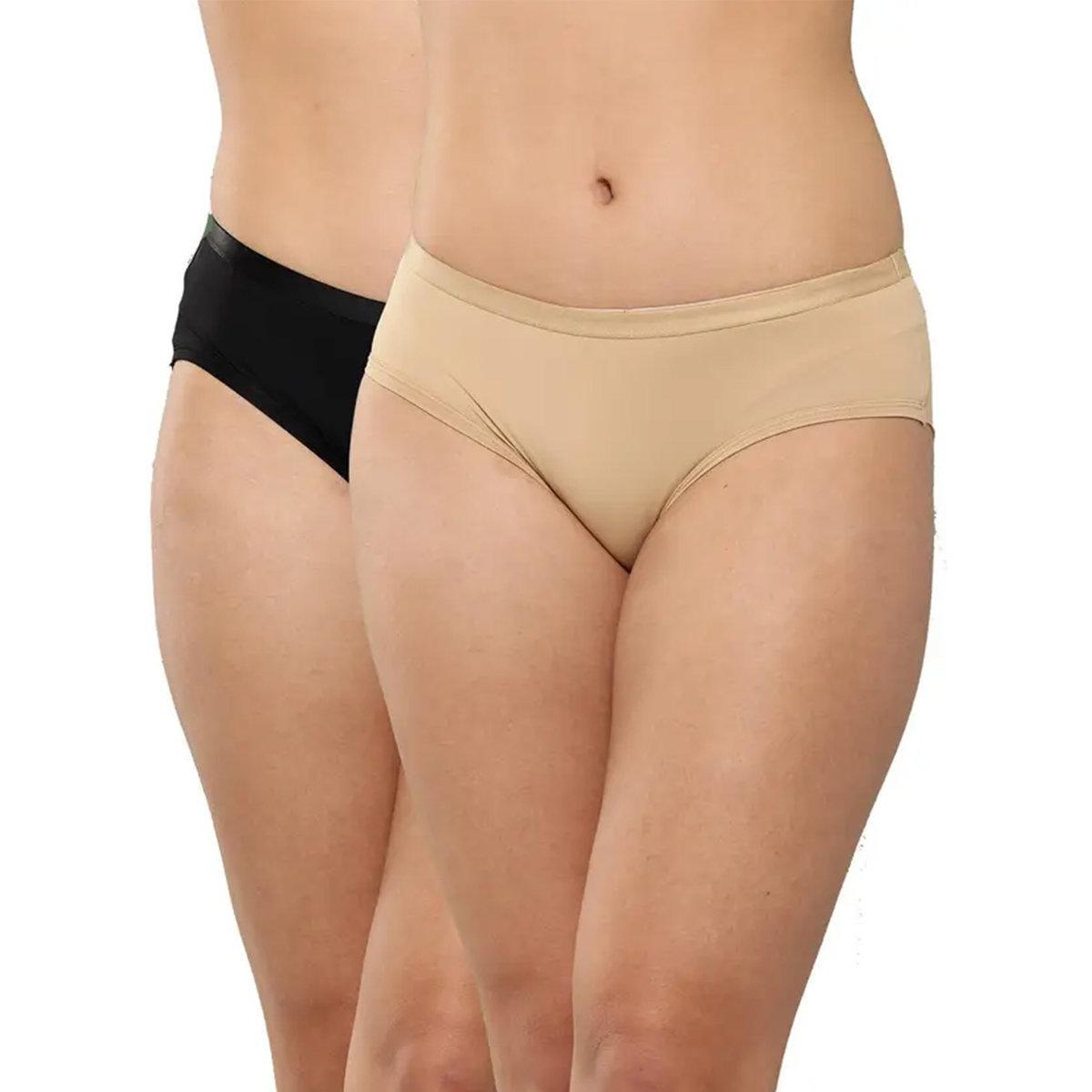 Leading Lady Pack of 2 - Solid Hipster Briefs-women-clothing-lingerie-panties-image-1