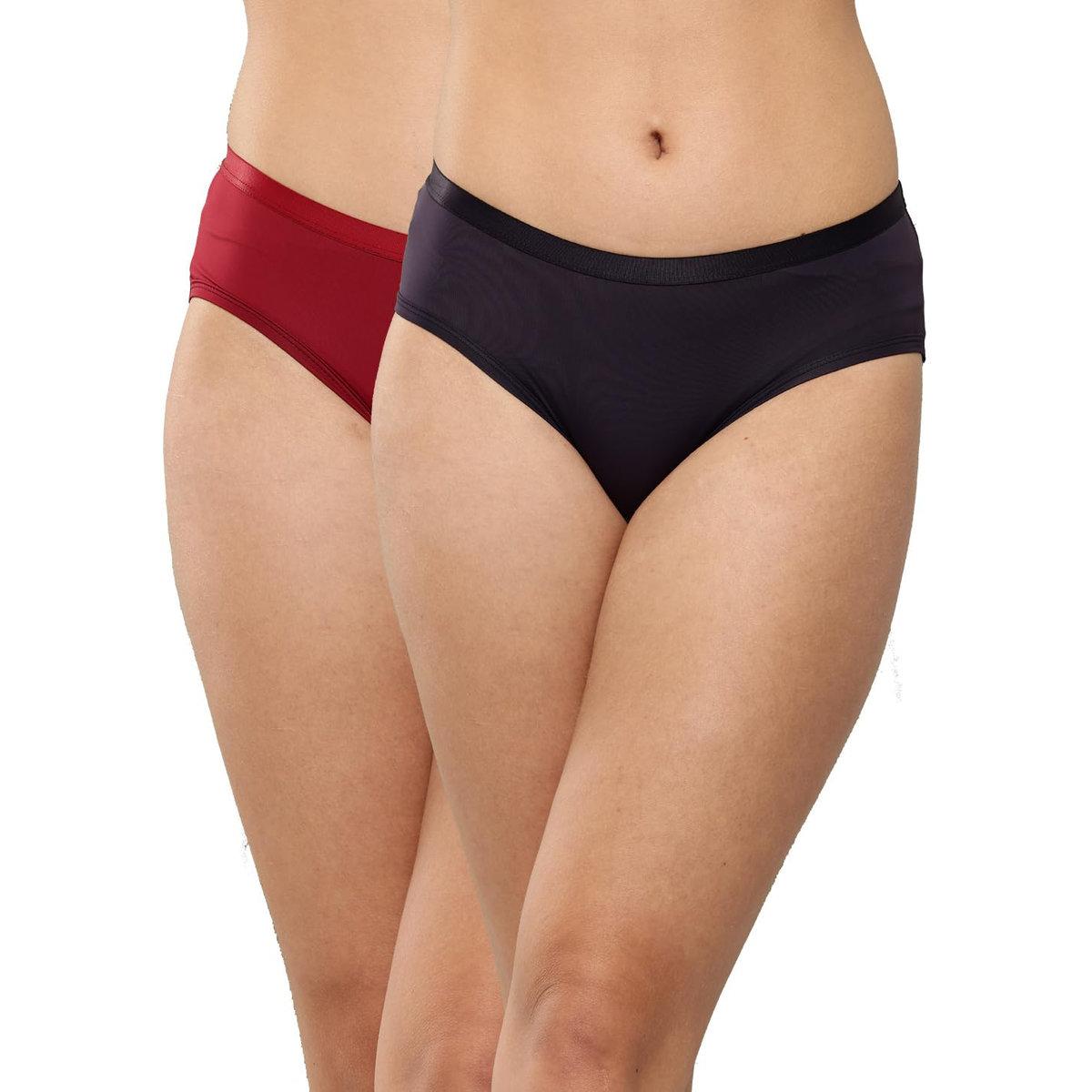 Leading Lady Pack of 2 - Solid Hipster Briefs-women-clothing-lingerie-panties-image-1