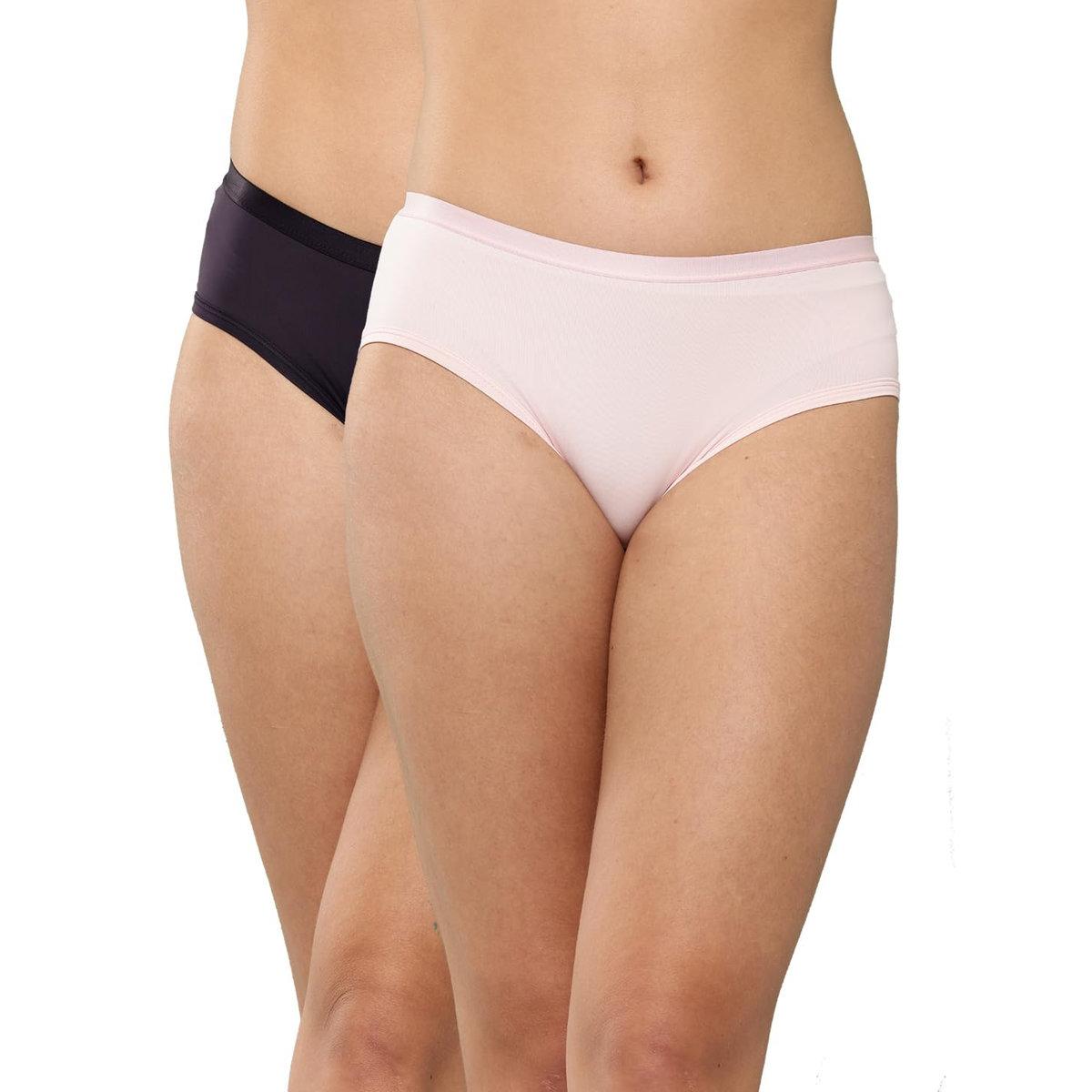 Leading Lady Pack of 2 - Solid Hipster Briefs-women-clothing-lingerie-panties-image-1