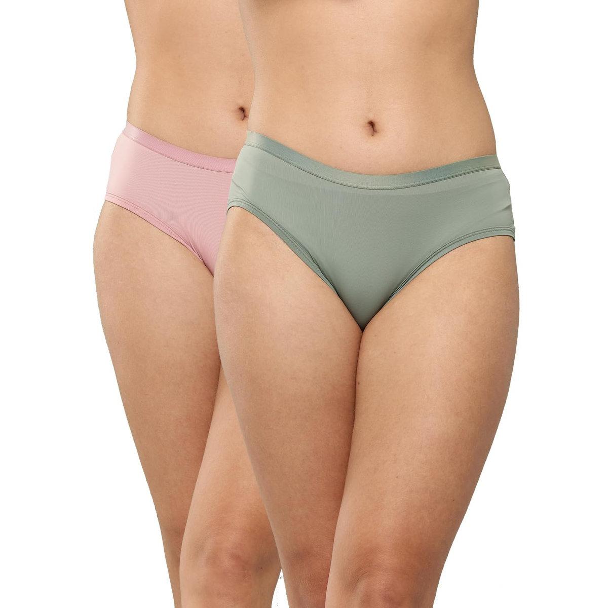 مجموعة من 2 - سروال داخلي سادة-women-clothing-lingerie-panties-image-1