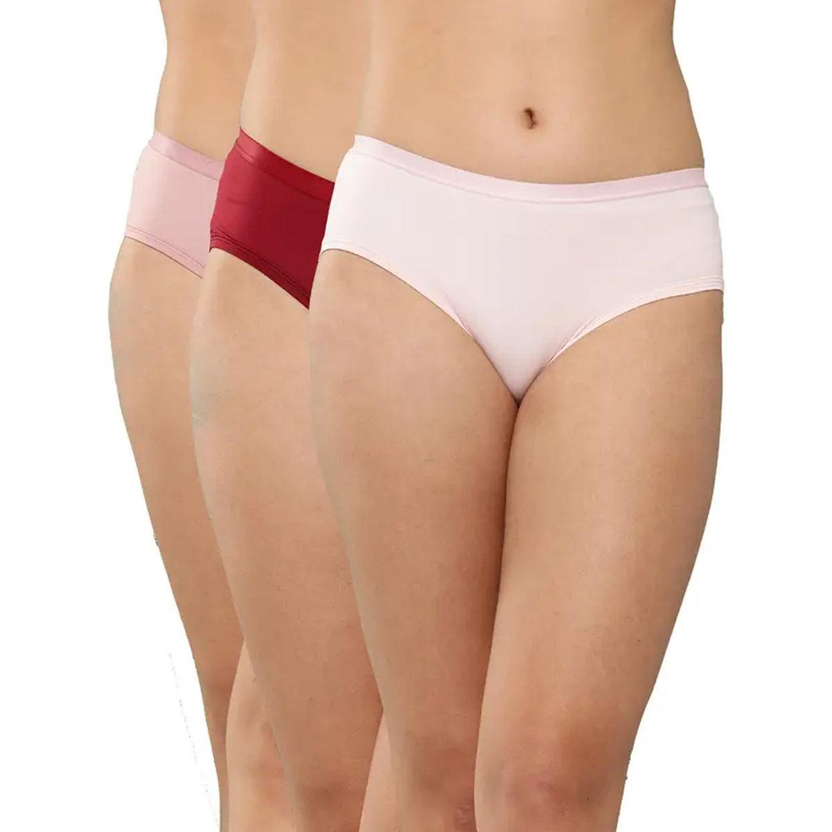 Leading Lady Pack of 3 - Solid Hipster Briefs-women-clothing-lingerie-panties-image-1