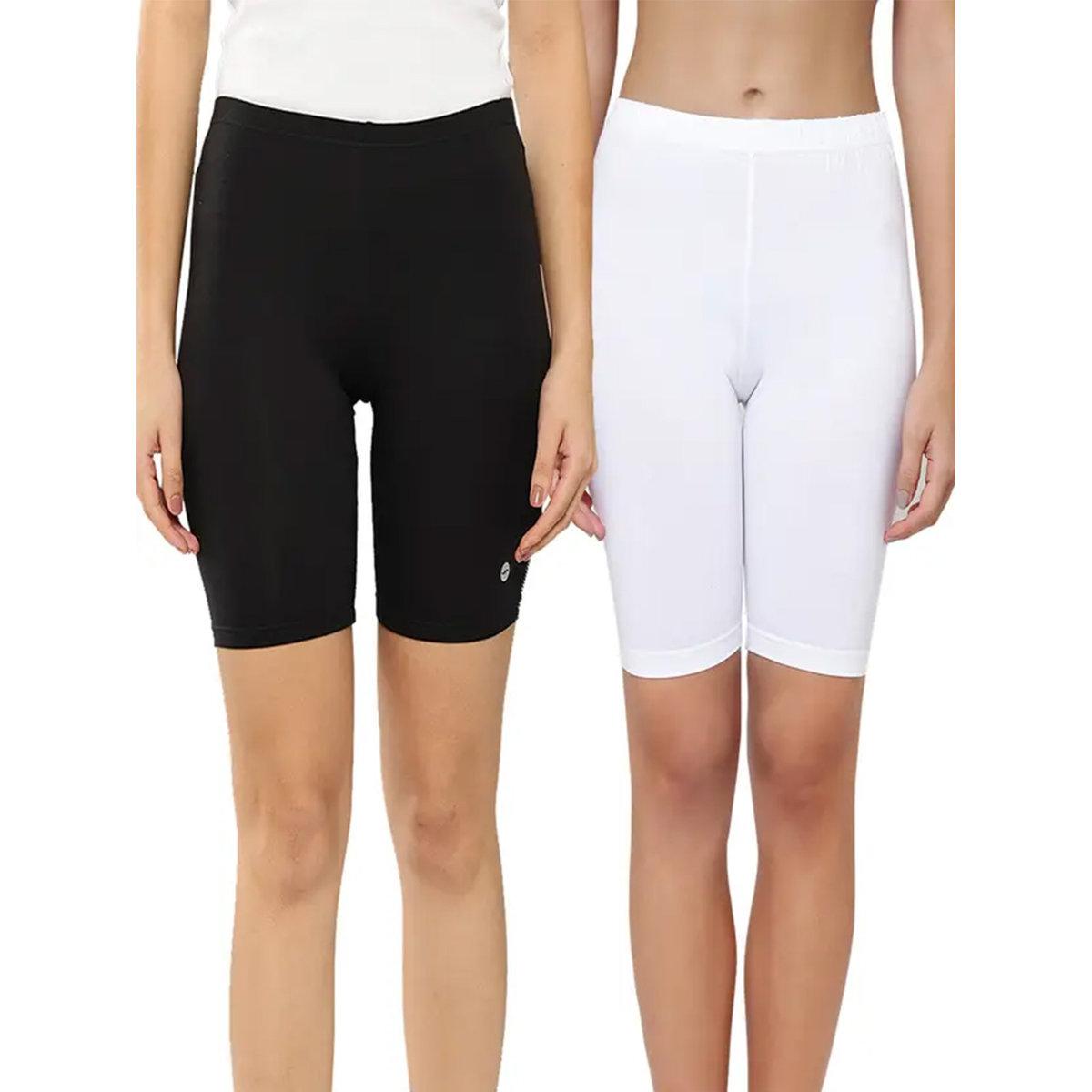 Leading Lady Pack of 2 - Solid Cotton Blend Shorts-women-clothing-lingerie-panties-image-1
