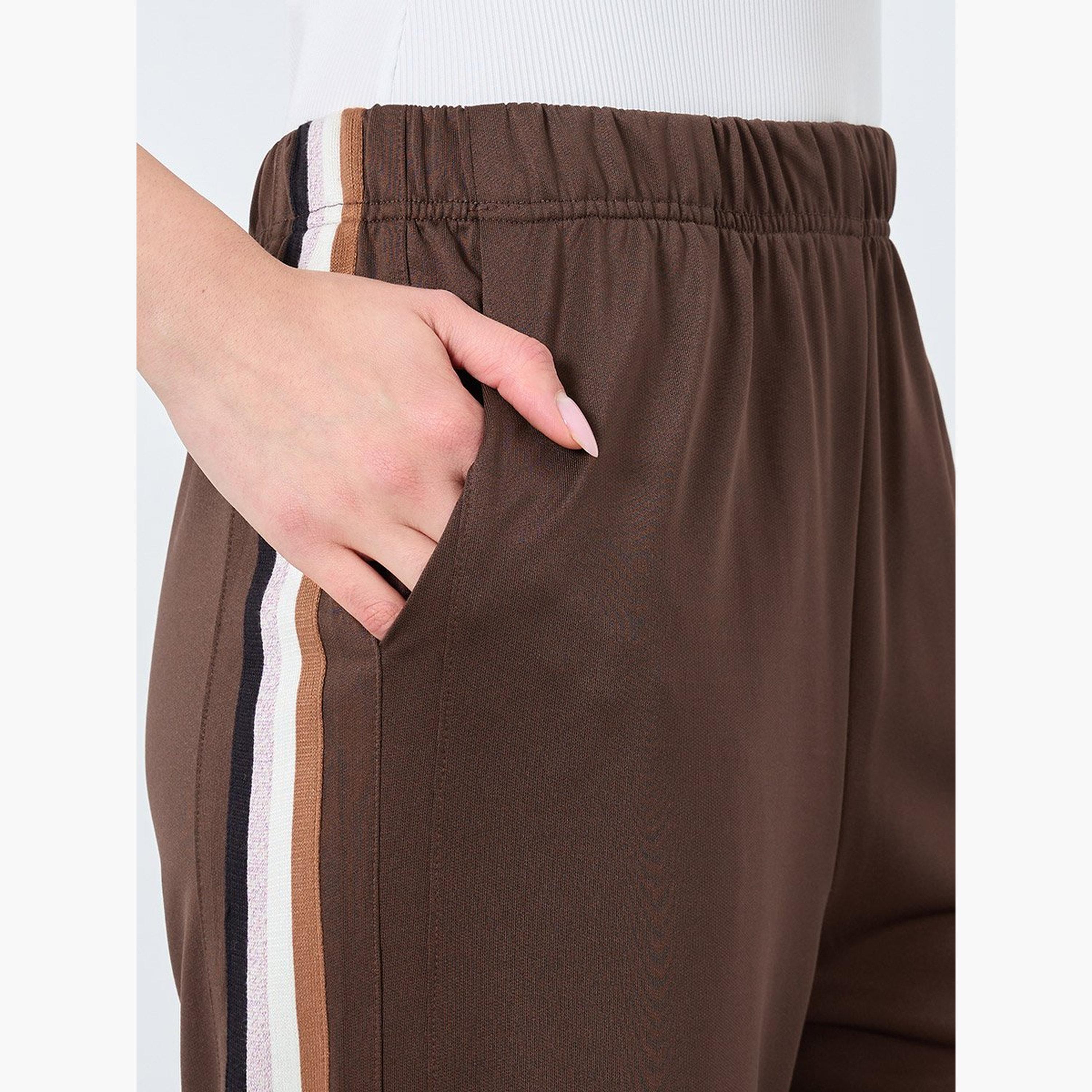 تيك تو - بنطال رياضي فضفاض مخطط جانبيًا-women-clothing-bottoms-joggers-image-3