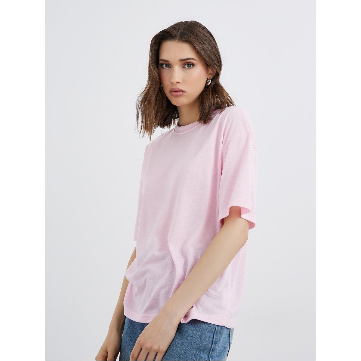 تيشيرت فضفاض بطبعة كتابة-women-clothing-tshirts-image-3