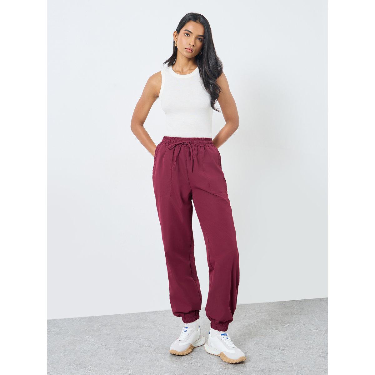 بنطال كارجو بقصة أرجل واسعة-women-clothing-bottoms-joggers-image-4