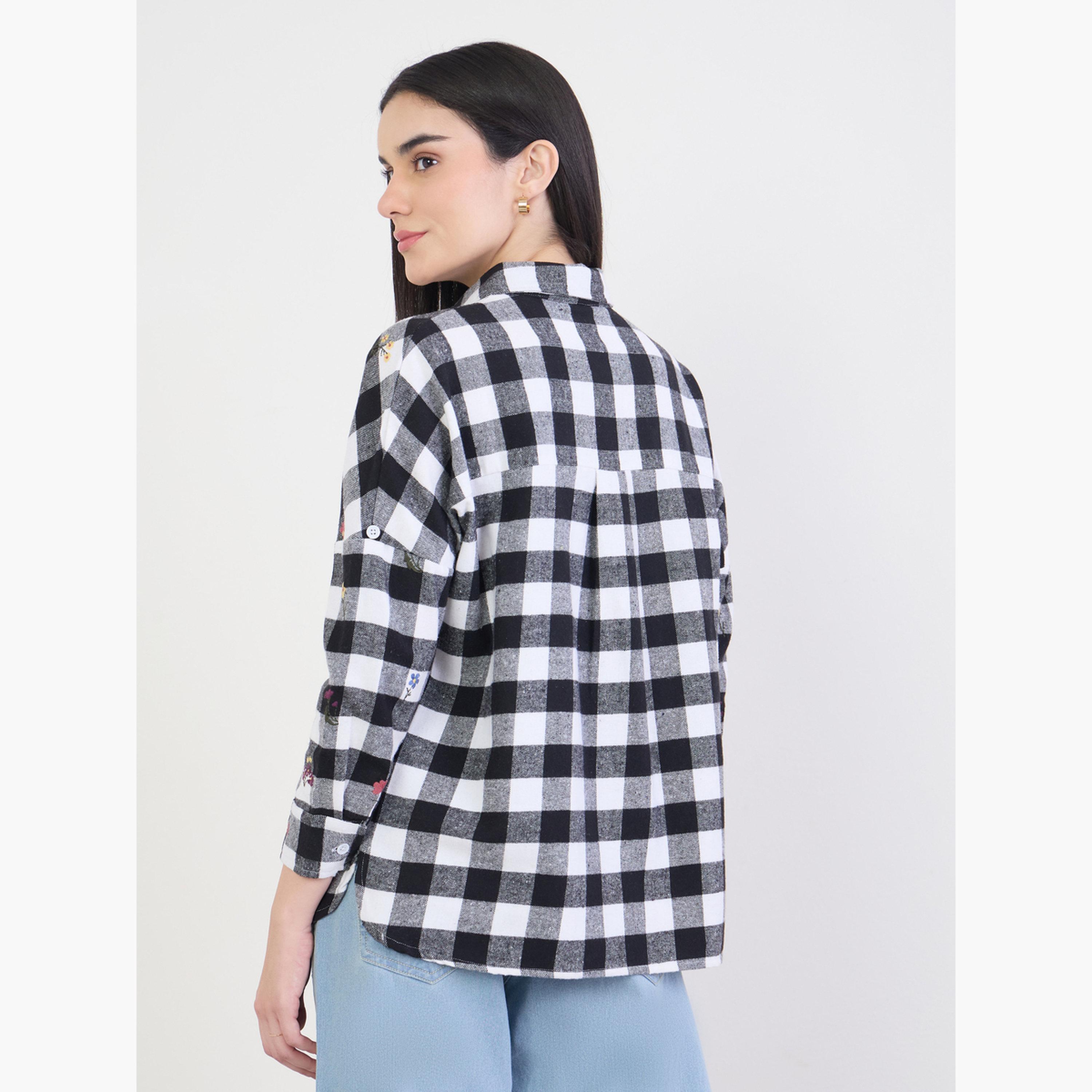 طقم قميص بأزرار وبنطلون-women-clothing-shirtsandblouses-shirts-image-4