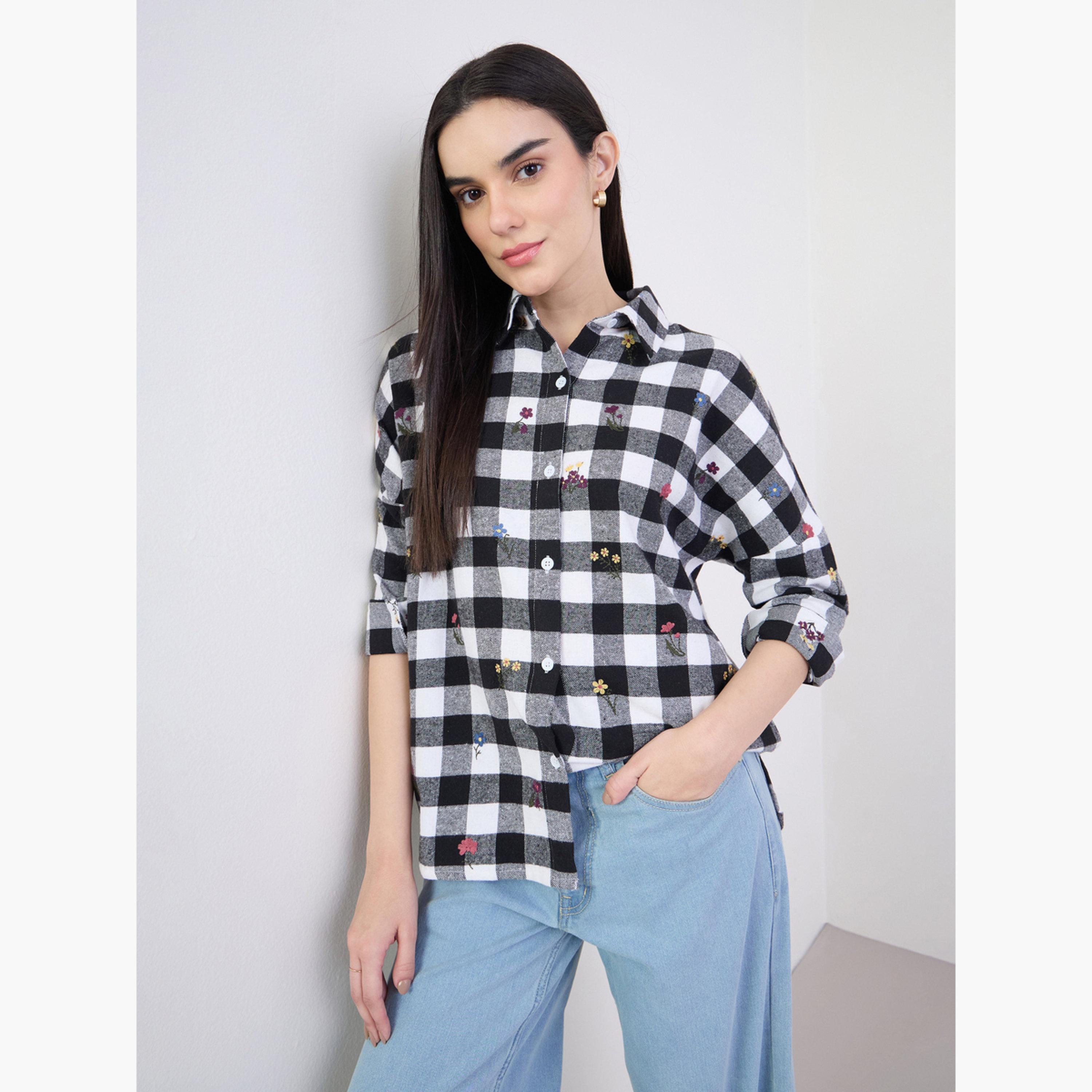طقم قميص بأزرار وبنطلون-women-clothing-shirtsandblouses-shirts-image-5