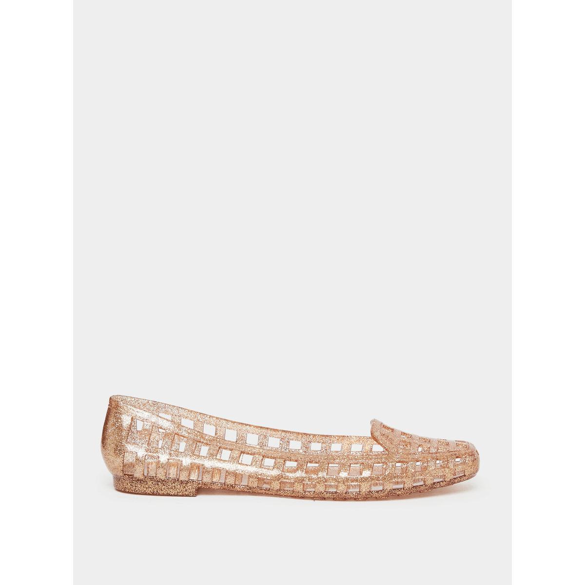 حذاء سهل الارتداء بتفاصيل جليتر-women-shoes-flats-loafers-image-1