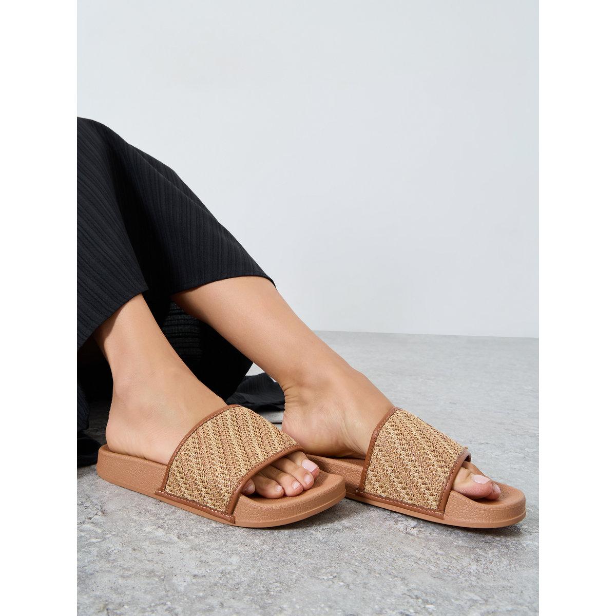 Styli Weaving Pattern Slides-women-shoes-flipflopsandslides-image-1