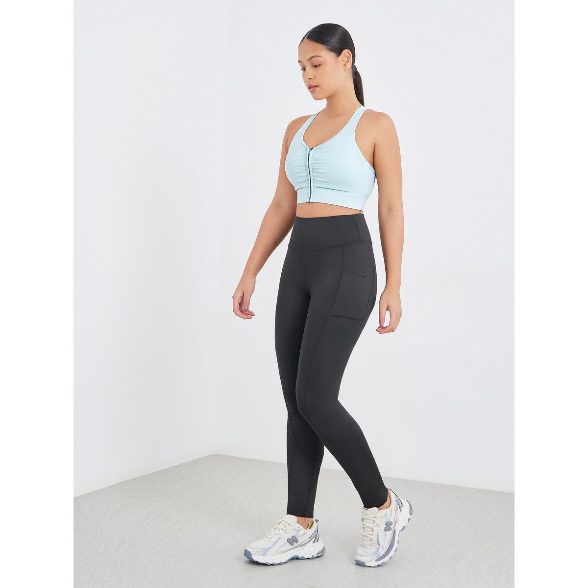 Styli Racerback Peep Front Zip Up Medium Support Sports Bra-men-clothing-sportswearandactivewear-tshirtsandpolos-image-2