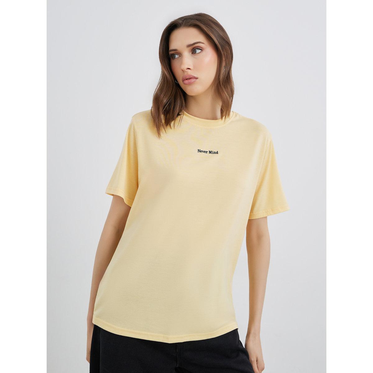 Styli Slogan Print Regular Fit T-Shirt-women-clothing-tshirts-image-3
