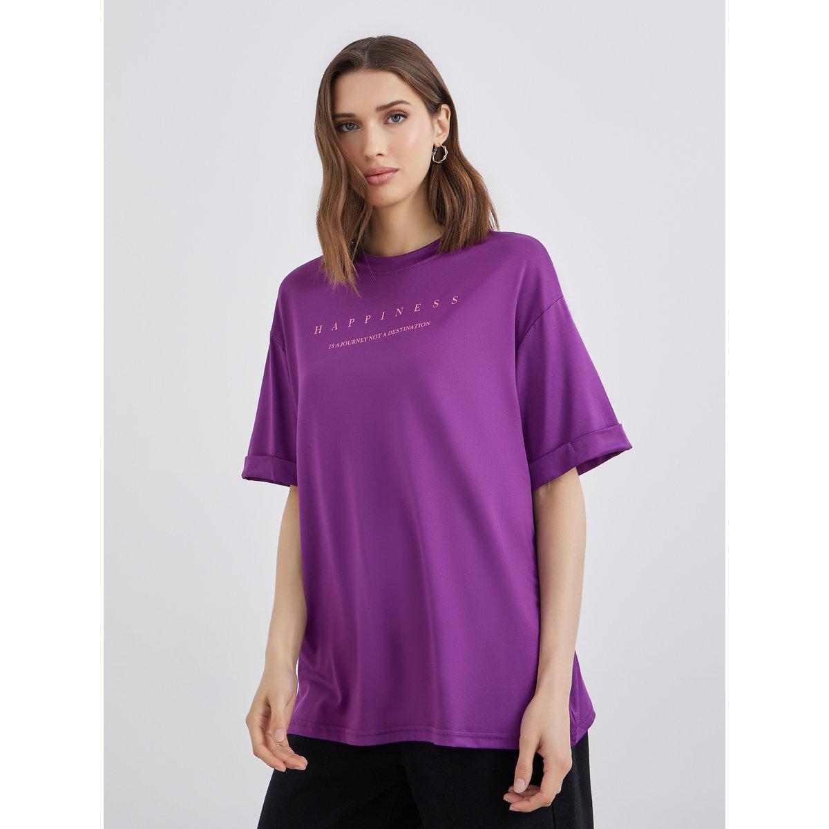 Styli Slogan Print Regular Fit T-Shirt-women-clothing-tshirts-image-3