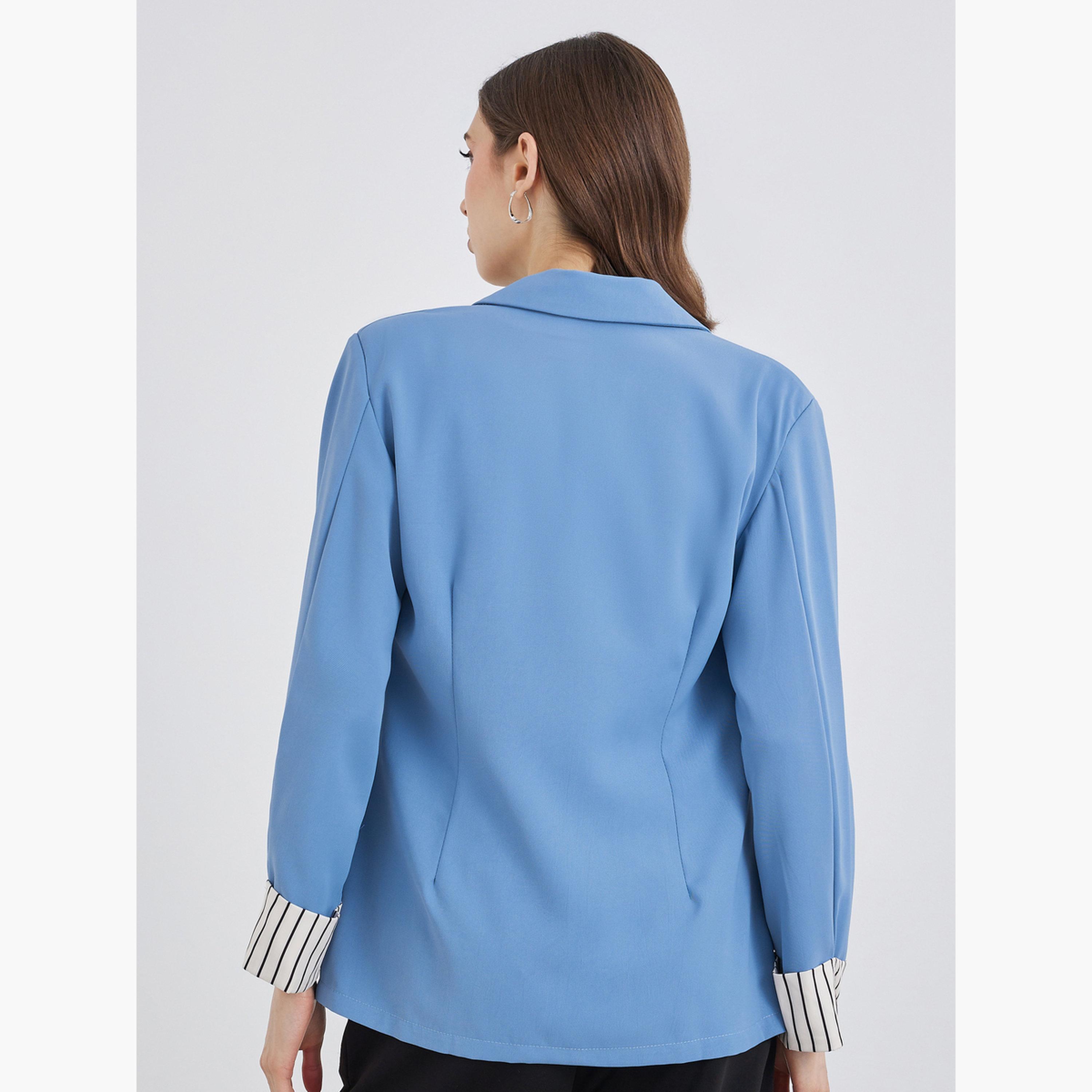 Styli Women Regular Fit Notch Lapel Blazer-women-clothing-coatsandjackets-blazers-image-5