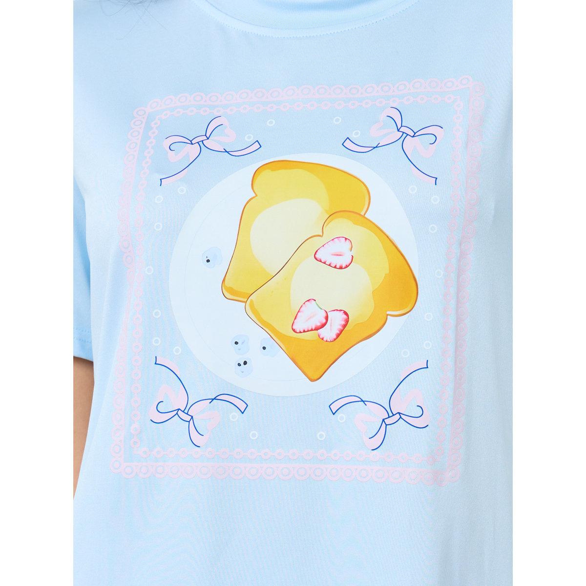 Styli Graphic Print T-Shirt and Straight Pyjama Set-women-clothing-nightwear-pyjamas-longsets-image-4