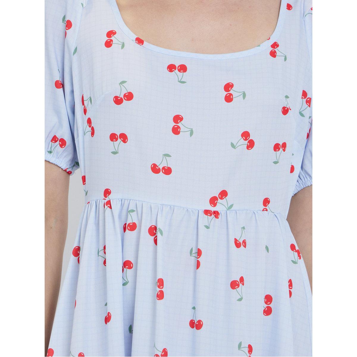 Styli Cherry Print A-Line Midi Dress-women-clothing-dresses-image-4