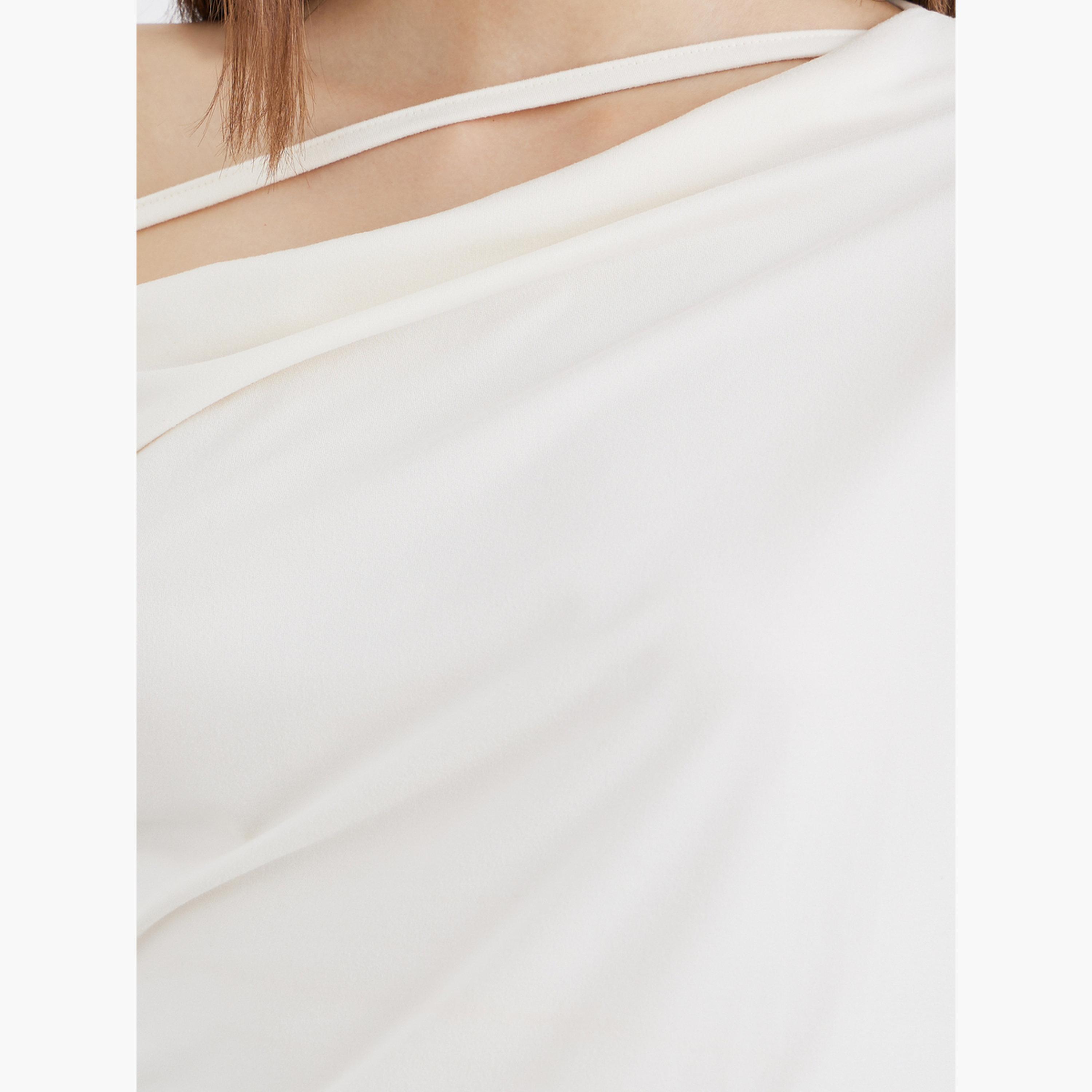 Styli Cream Asymmetric Neck Top-women-clothing-shirtsandblouses-shirts-image-4