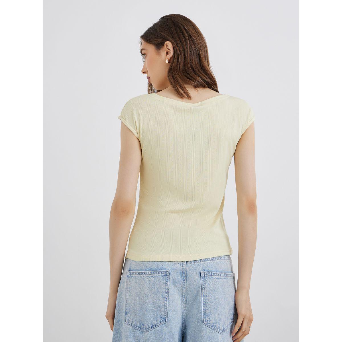 Styli Textured Knit Sleeveless Top-women-clothing-tshirts-image-4