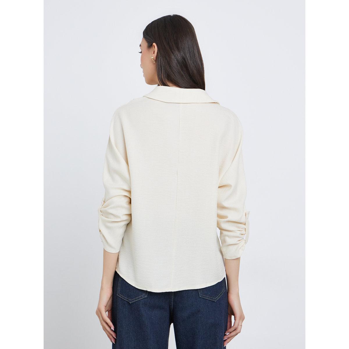 بلوزة سادة بتفاصيل أزرار-women-clothing-shirtsandblouses-shirts-image-1