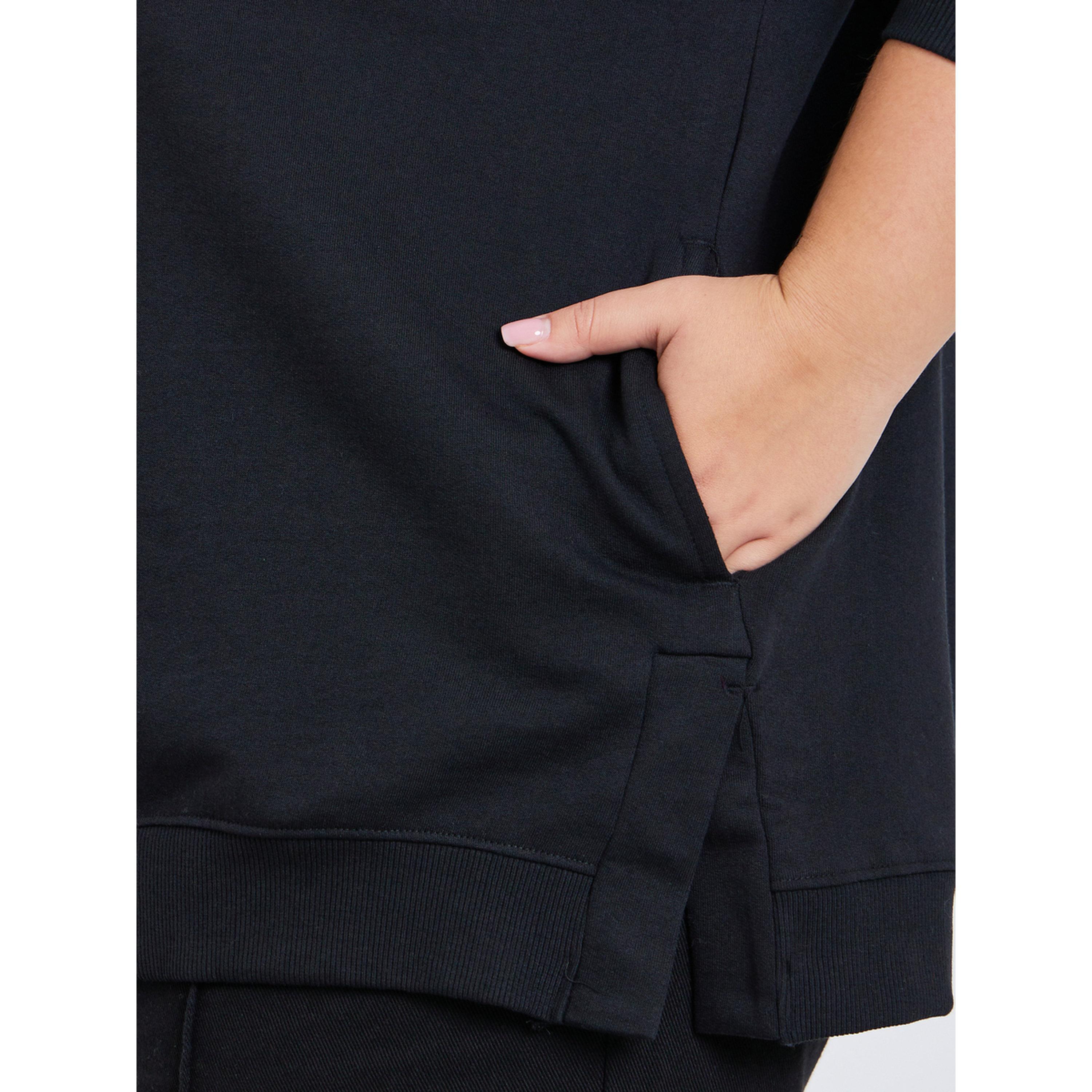 Styli Plus Size Oversized Longline Hoodie with Pocket-women-winterwear-hoodiesandsweatshirts-hoodies-image-4