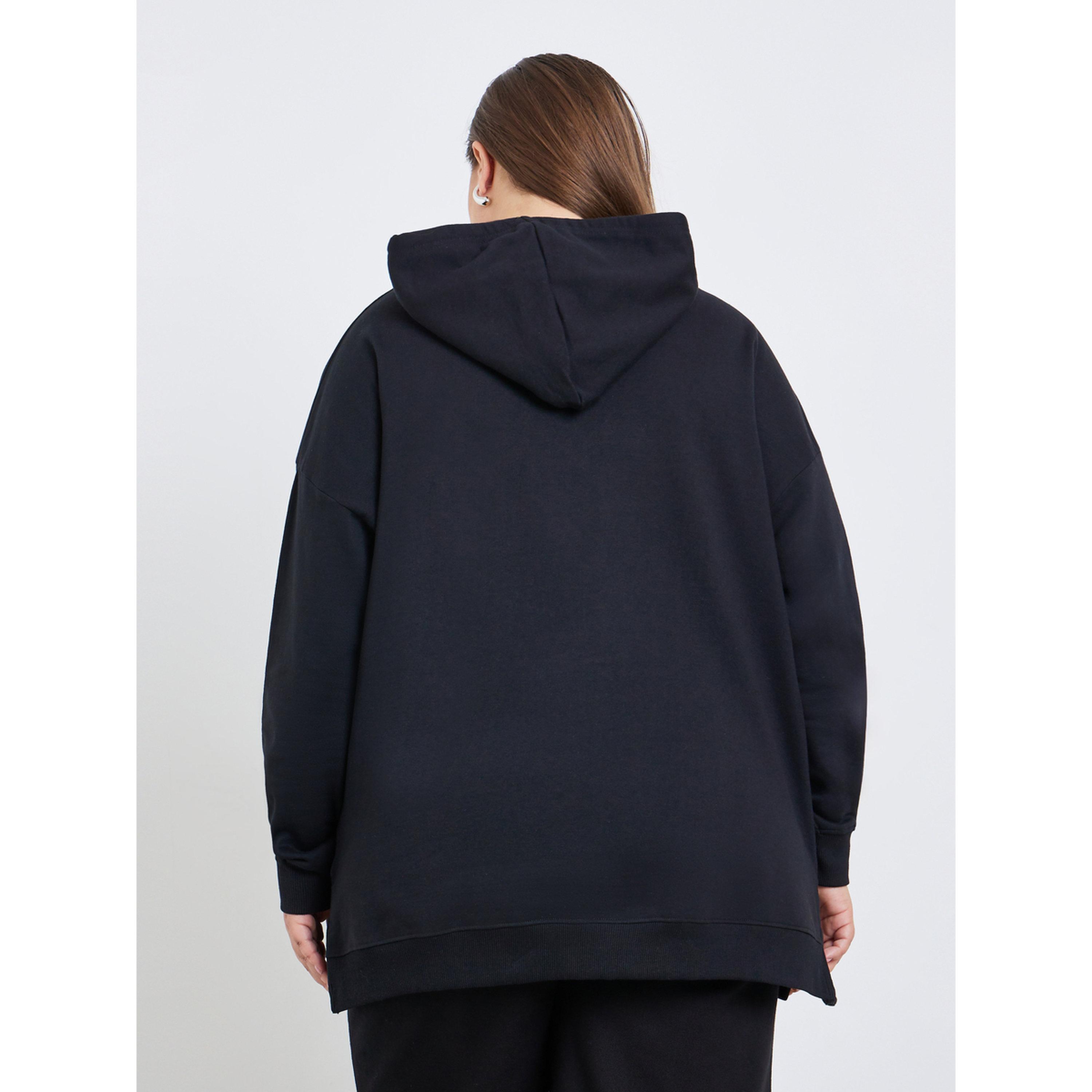 Styli Plus Size Oversized Longline Hoodie with Pocket-women-winterwear-hoodiesandsweatshirts-hoodies-image-5