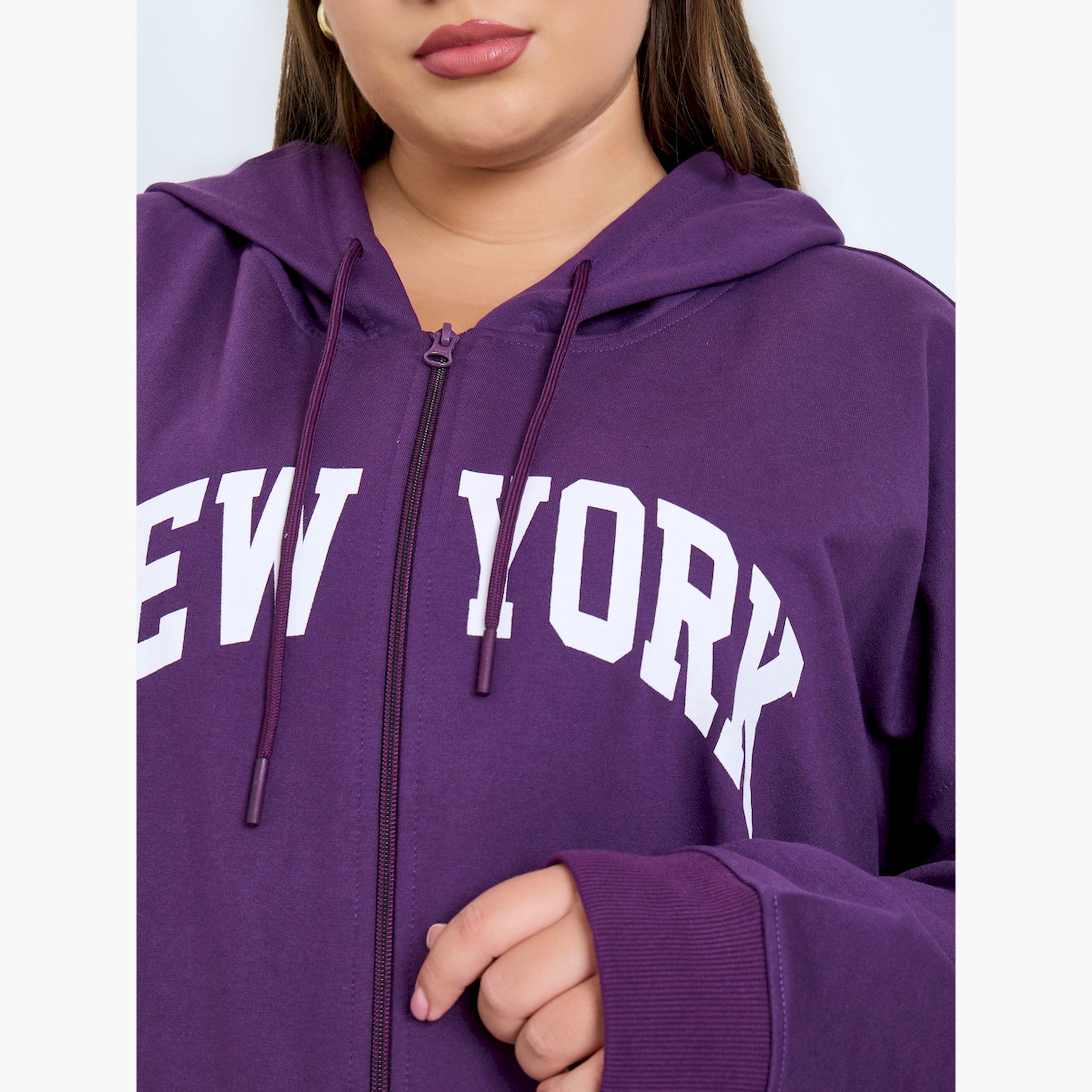 Styli Plus Size Oversized Longline Zip-Up Hoodie-women-winterwear-hoodiesandsweatshirts-hoodies-image-5