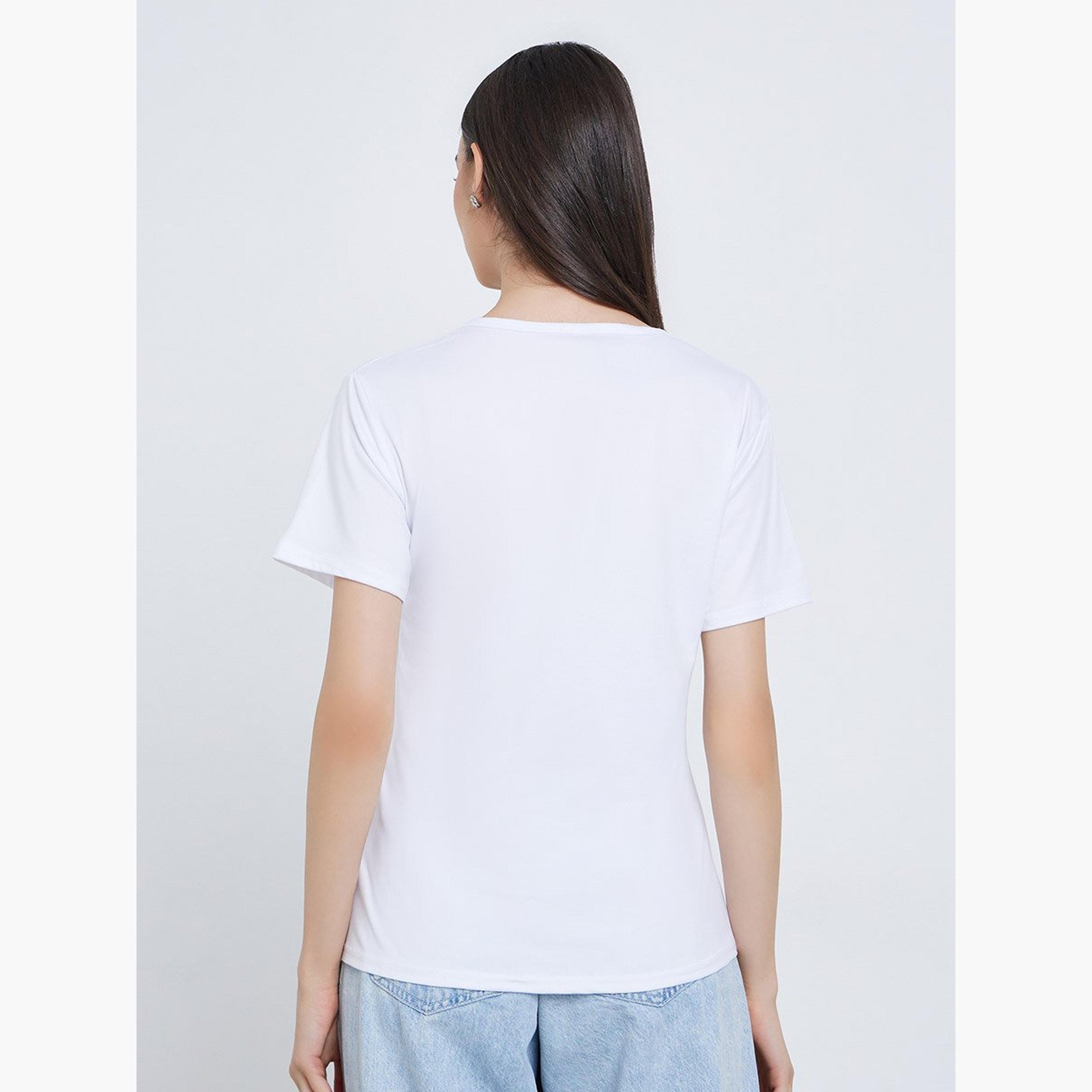 Take Two Slogan Print Regular Fit T-Shirt-women-clothing-tshirts-image-4