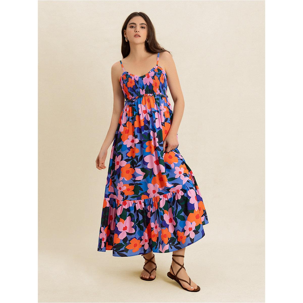فستان طويل بطبعة زهور-women-clothing-dresses-image-1