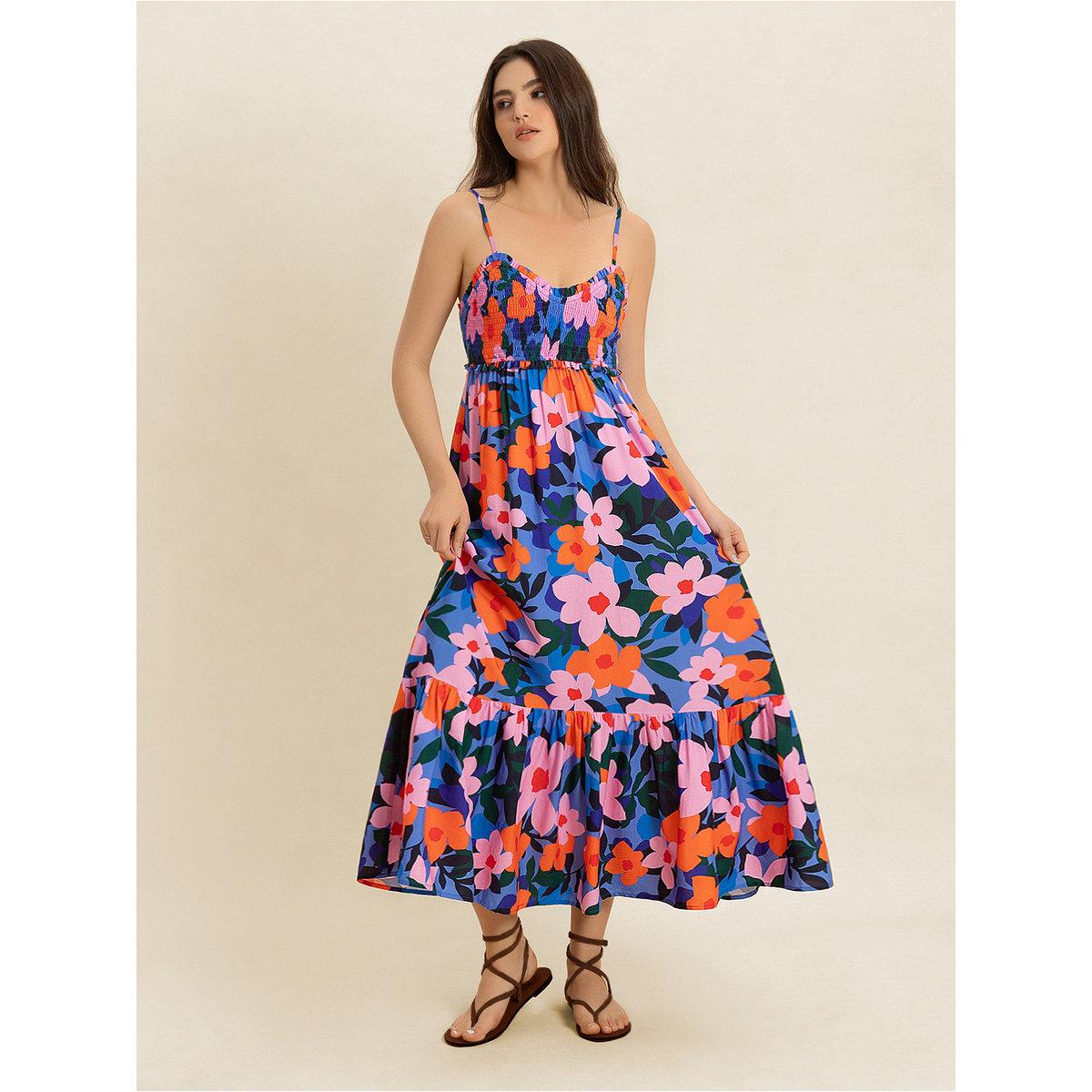 فستان طويل بطبعة زهور-women-clothing-dresses-image-5