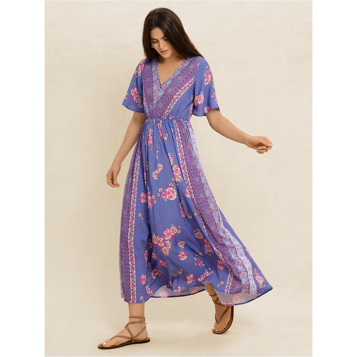 فستان طويل بطبعة زهور-women-clothing-dresses-image-5