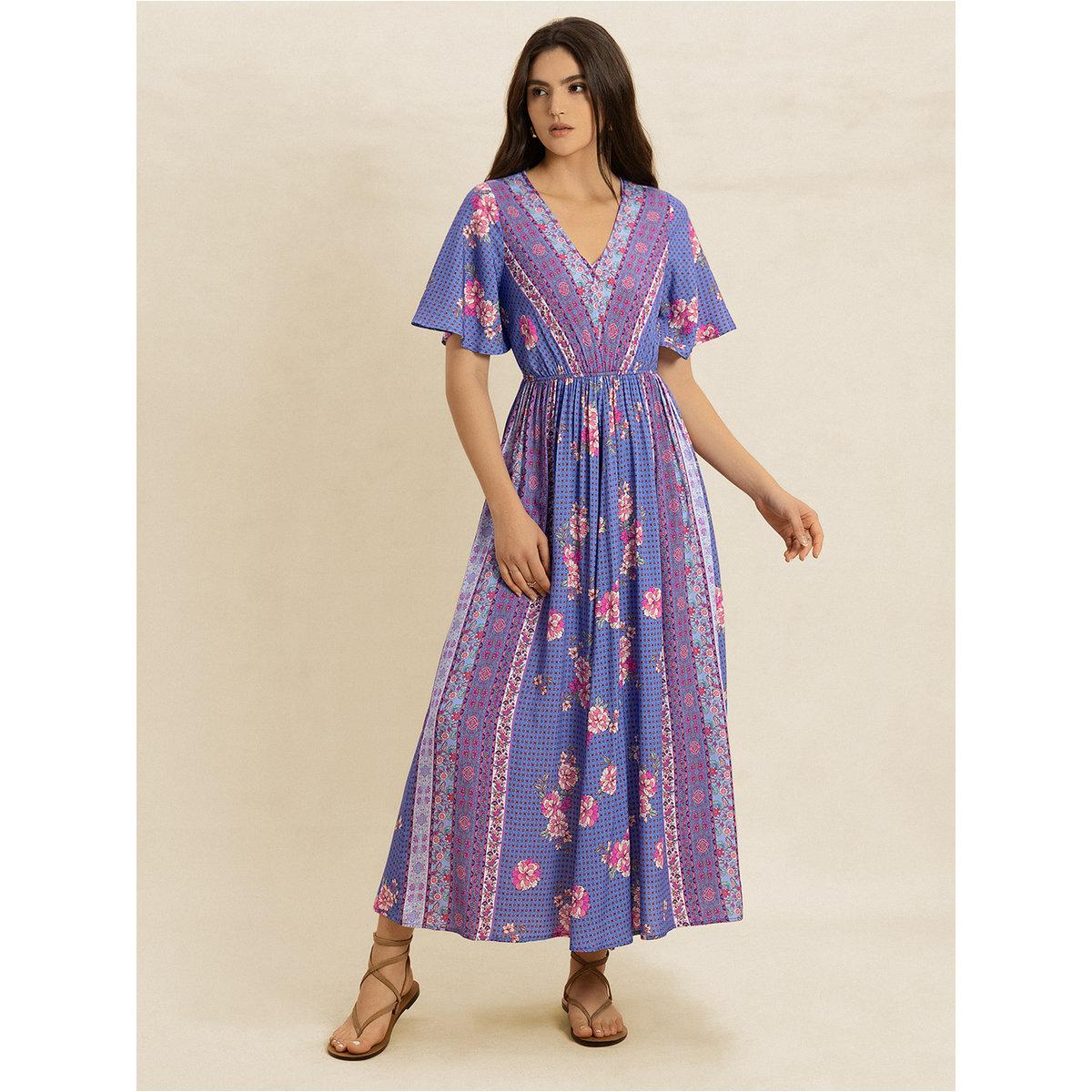 فستان طويل بطبعة زهور-women-clothing-dresses-image-6