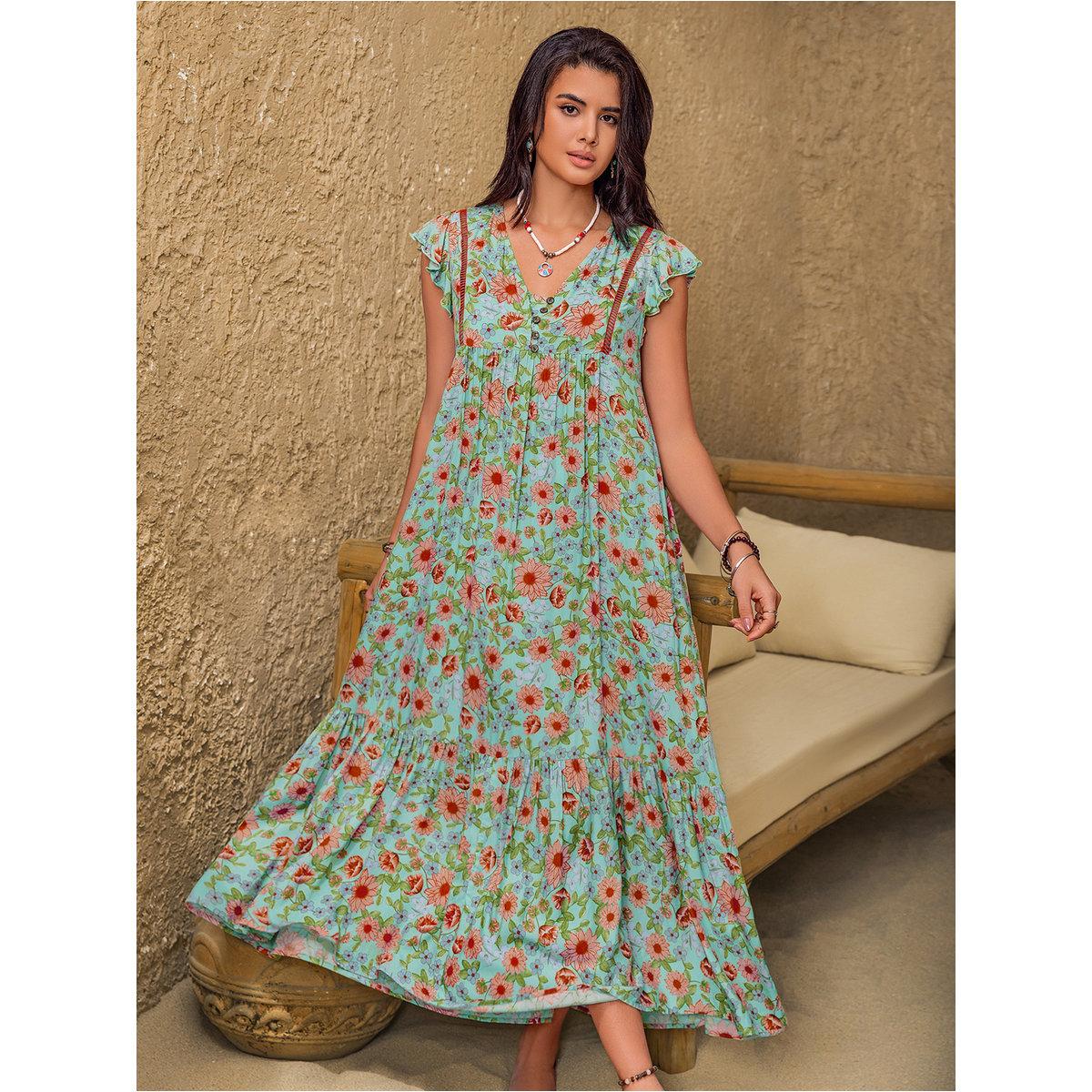 فستان طويل بطبعة زهور-women-clothing-dresses-image-5