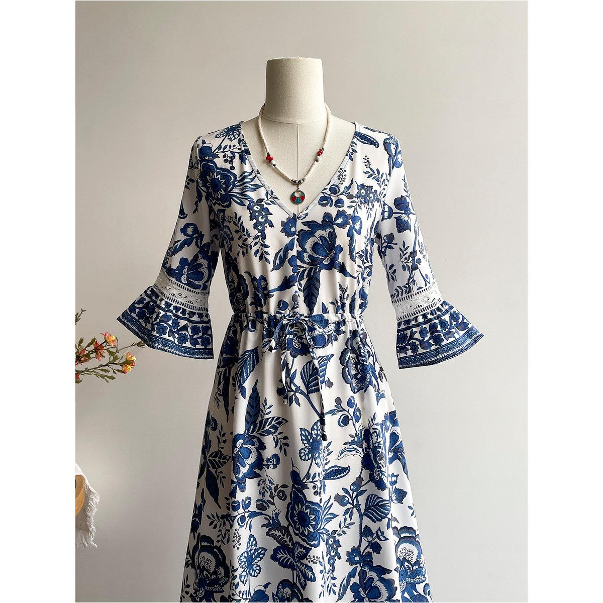 فستان طويل بطبعة زهور-women-clothing-dresses-image-3