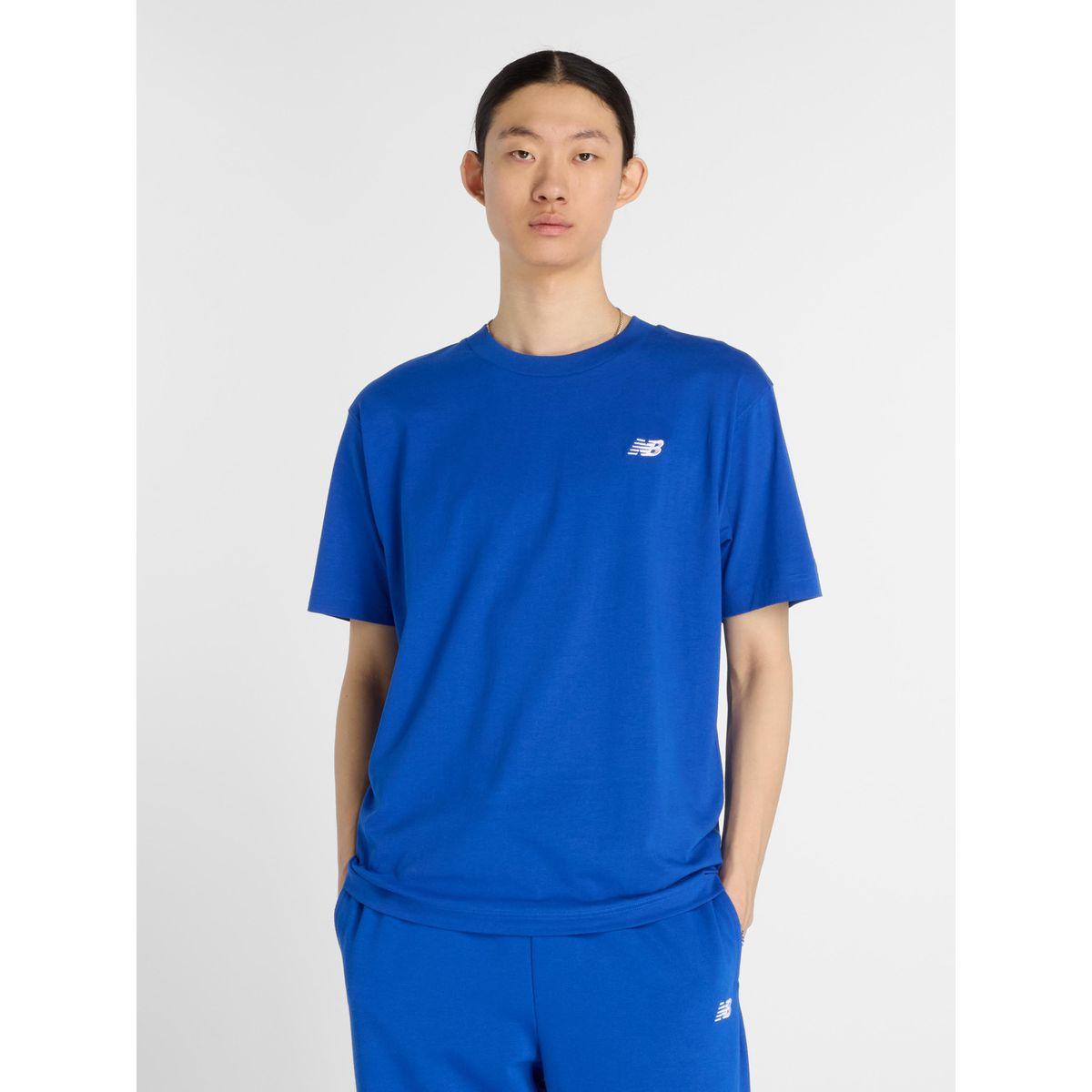 New Balance Logo Print Essentials Cotton T-Shirt-men-clothing-tshirtsandpolos-tshirts-image-1