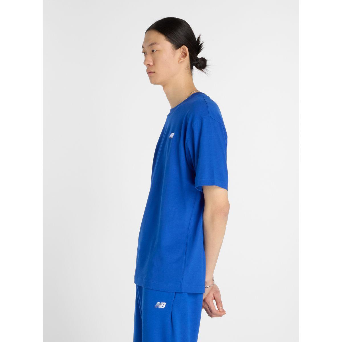 New Balance Logo Print Essentials Cotton T-Shirt-men-clothing-tshirtsandpolos-tshirts-image-2