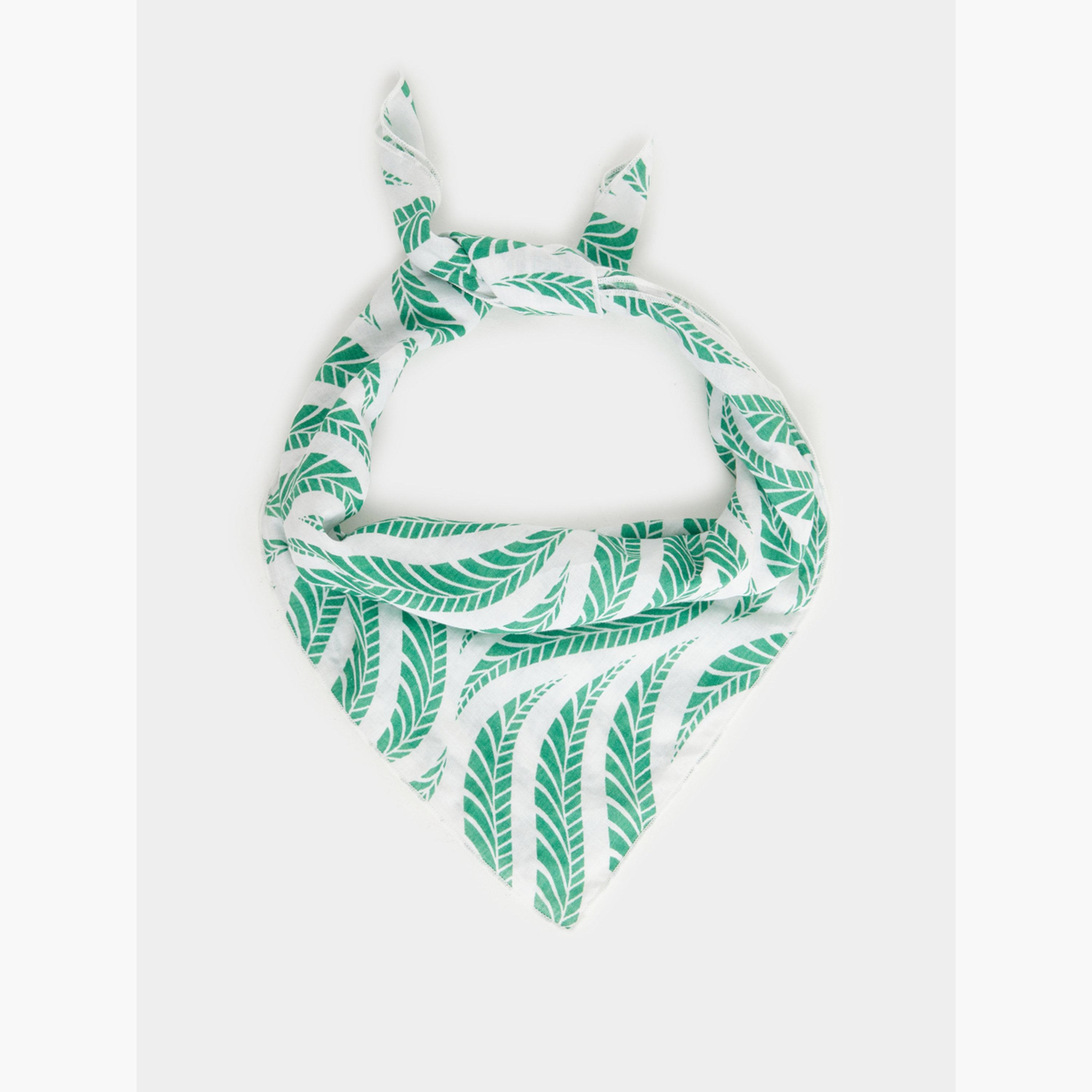Styli Leaf Print Scarf-women-winterwear-scarves-image-1
