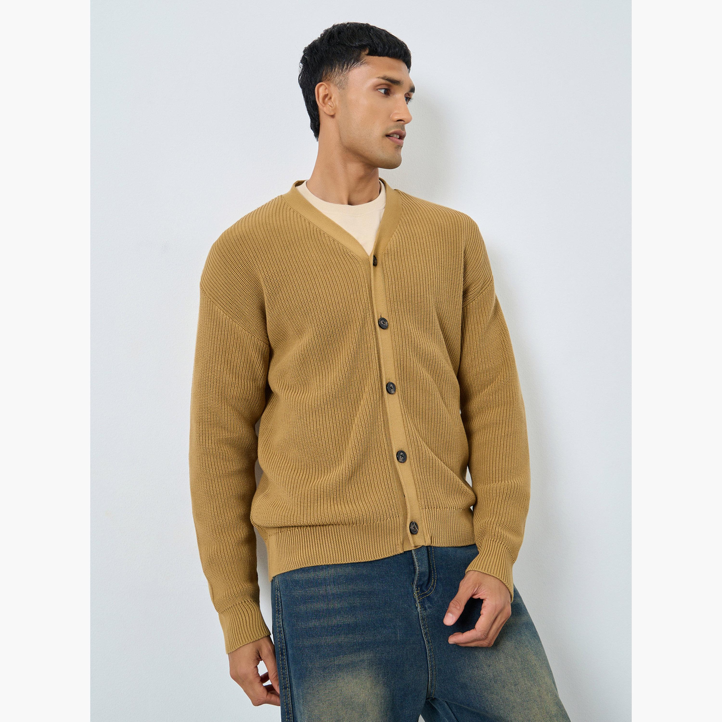 كارديجان محبوك سميك بأزرار أمامية-men-clothing-sweatersandpullovers-image-1