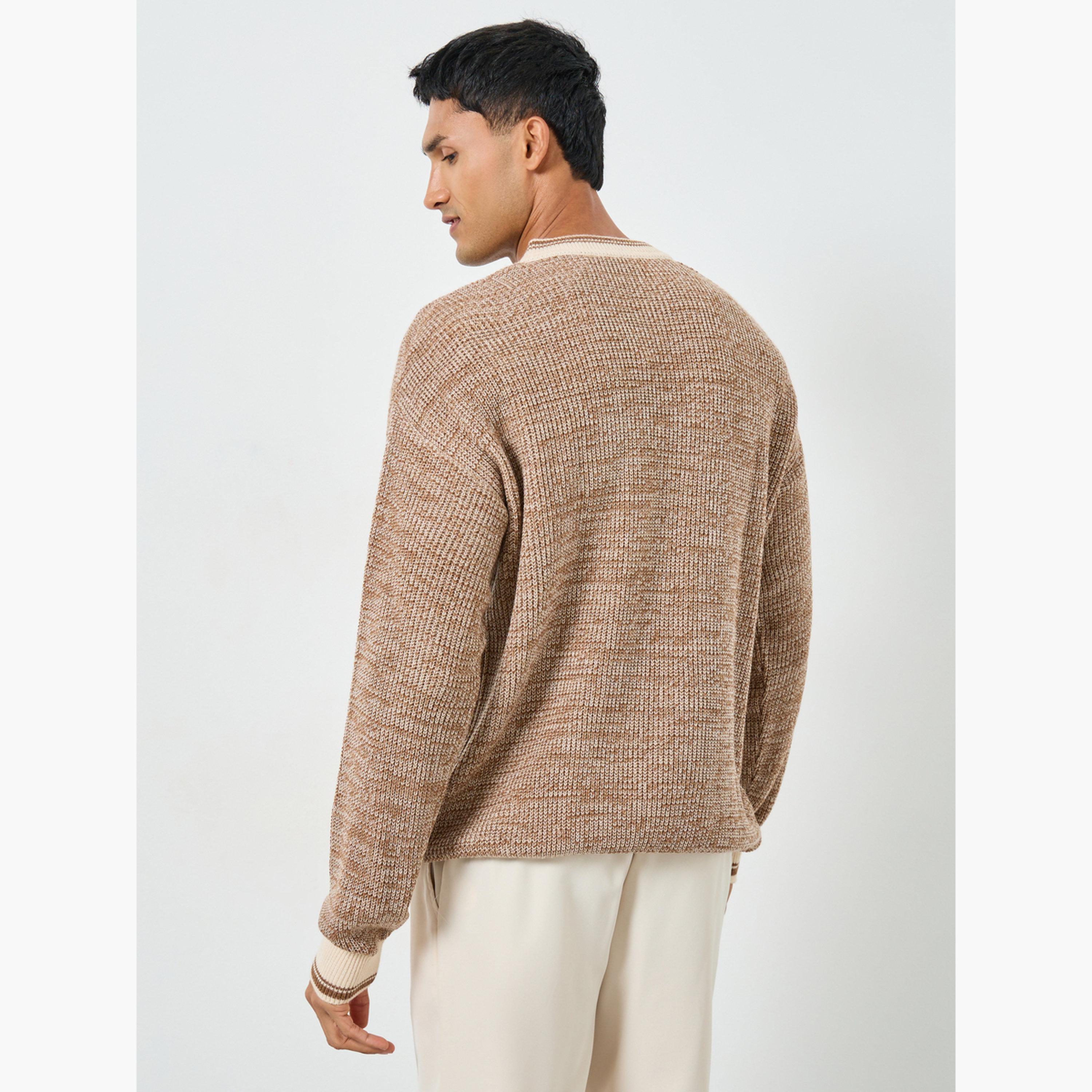 سويتر محبوك بقصة مريحة-men-clothing-sweatersandpullovers-image-4